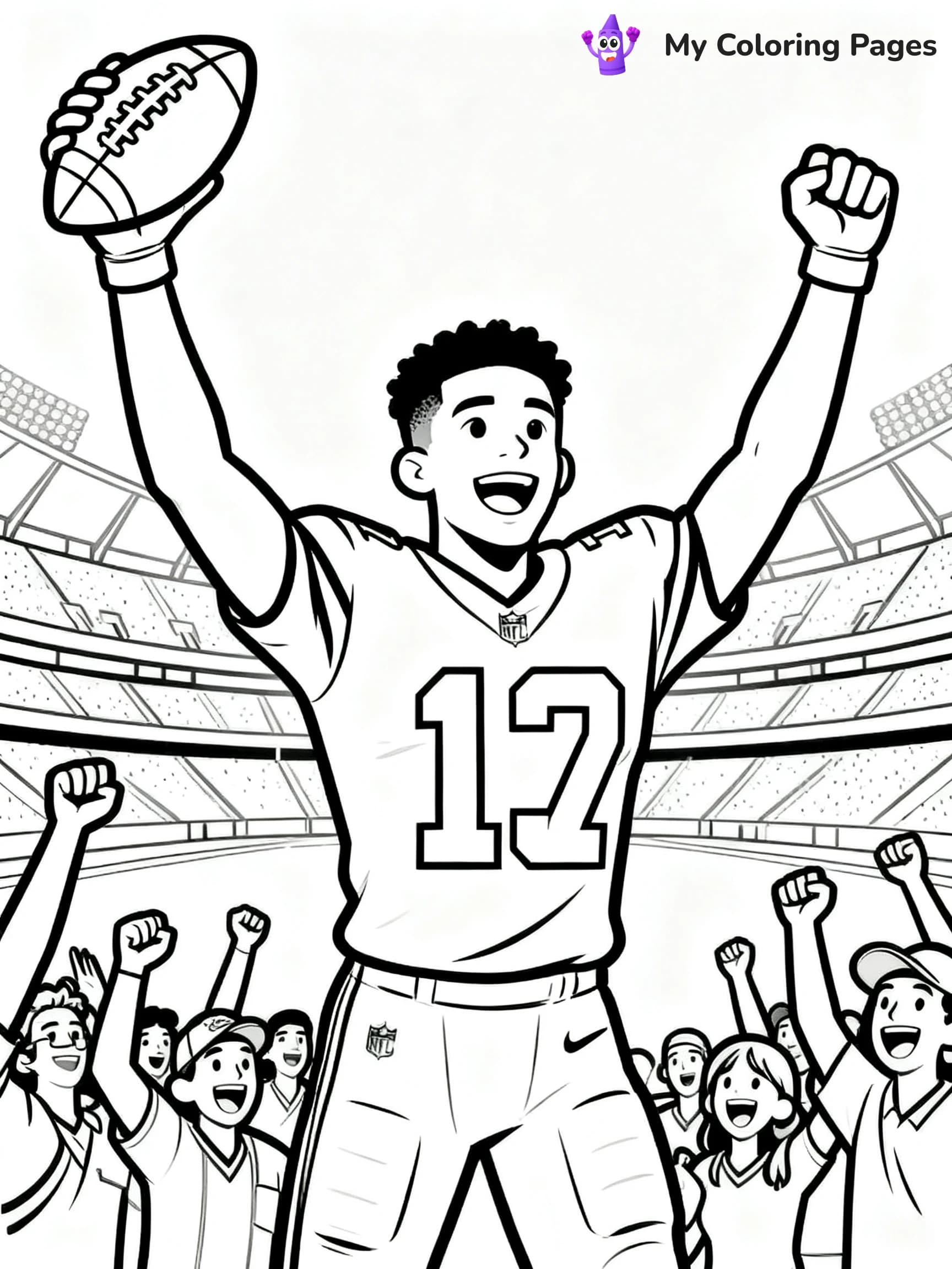 Tyreek Hill Coloring Pages - 22