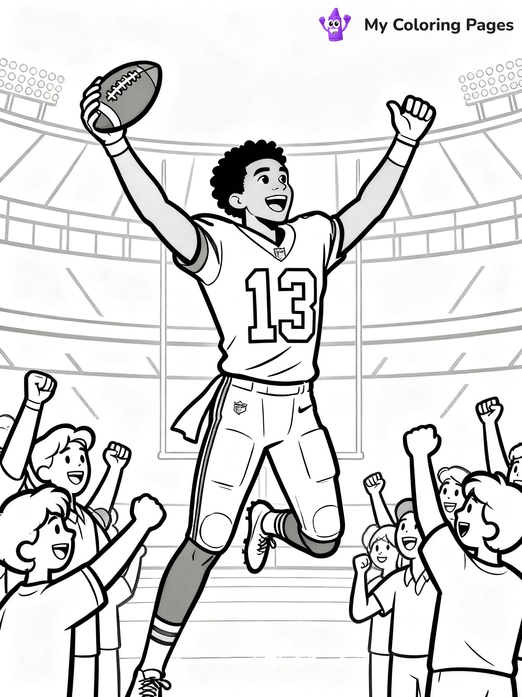 Tyreek Hill Coloring Pages - 21