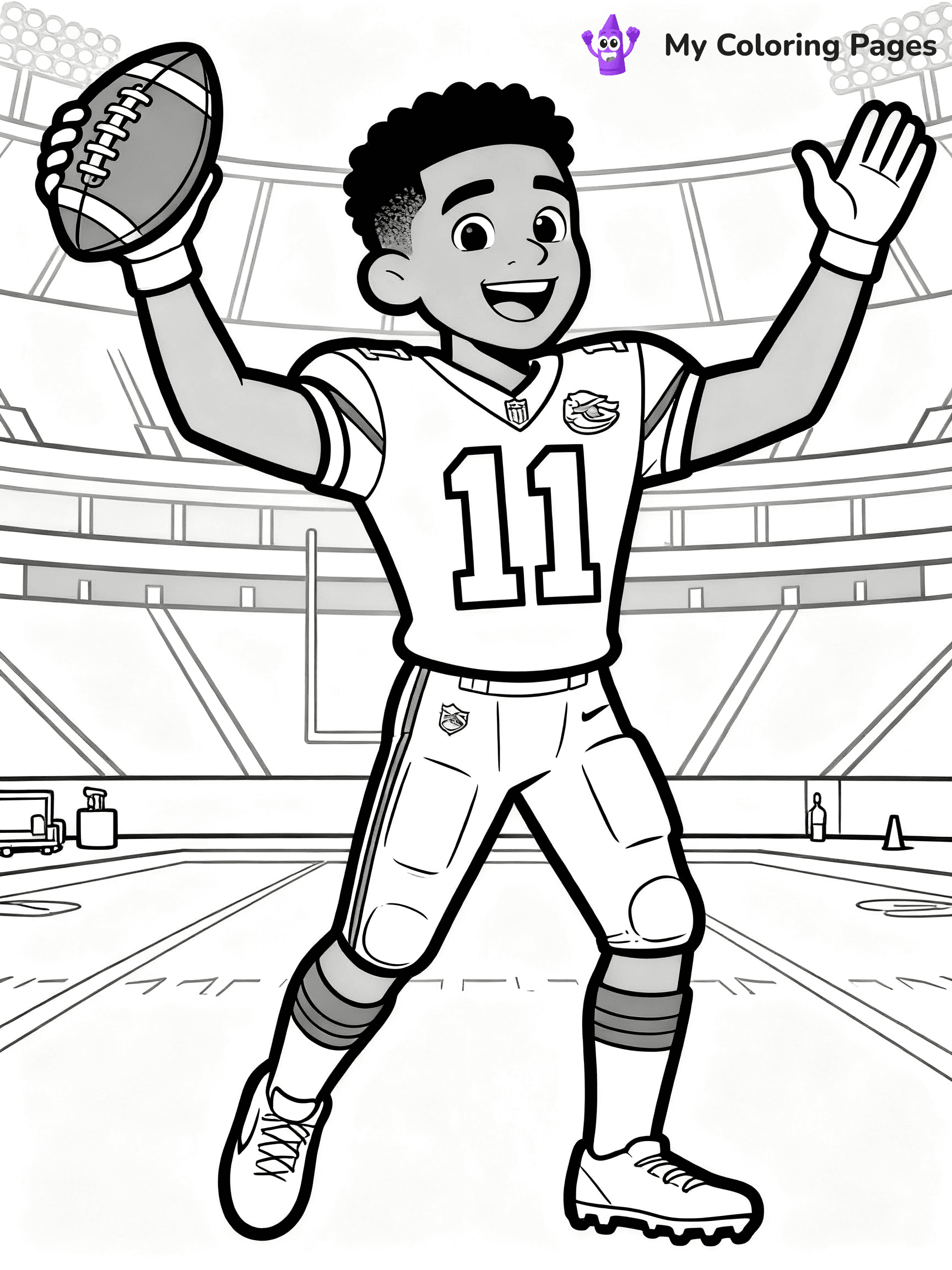 Tyreek Hill Coloring Pages - 20