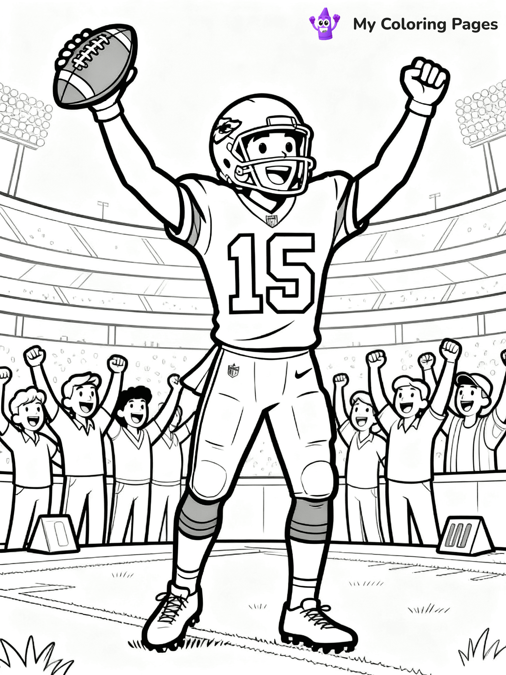 Tyreek Hill Coloring Pages - 19