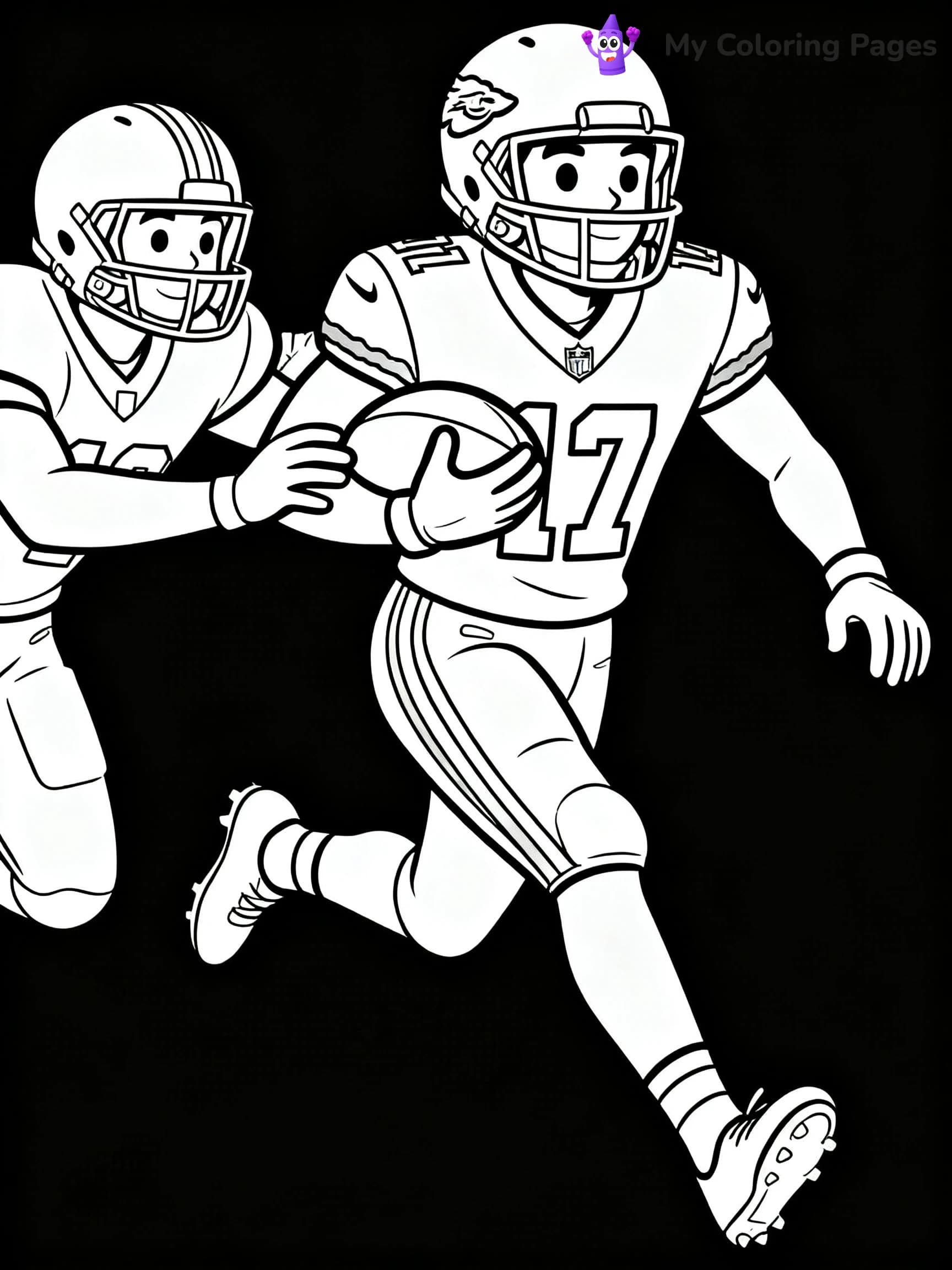 Tyreek Hill Coloring Pages - 7