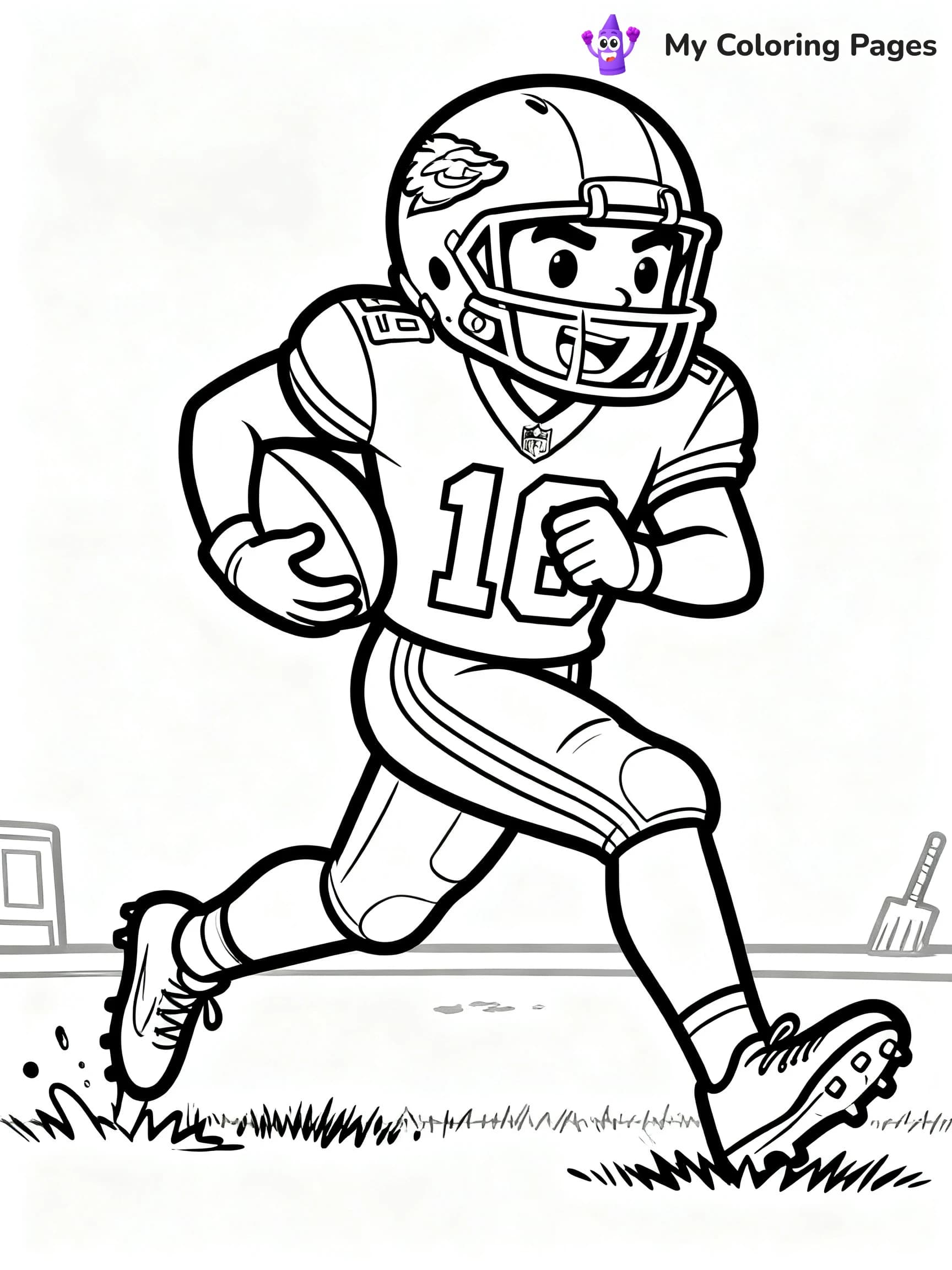 Tyreek Hill Coloring Pages - 3