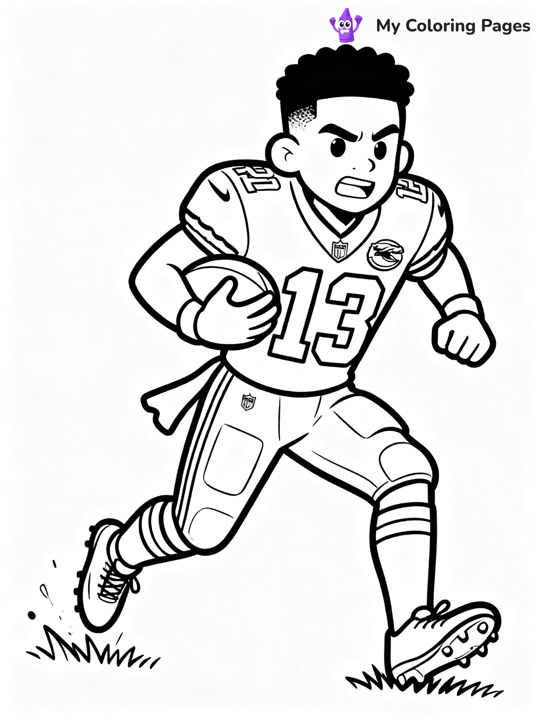 Tyreek Hill Coloring Pages - 2