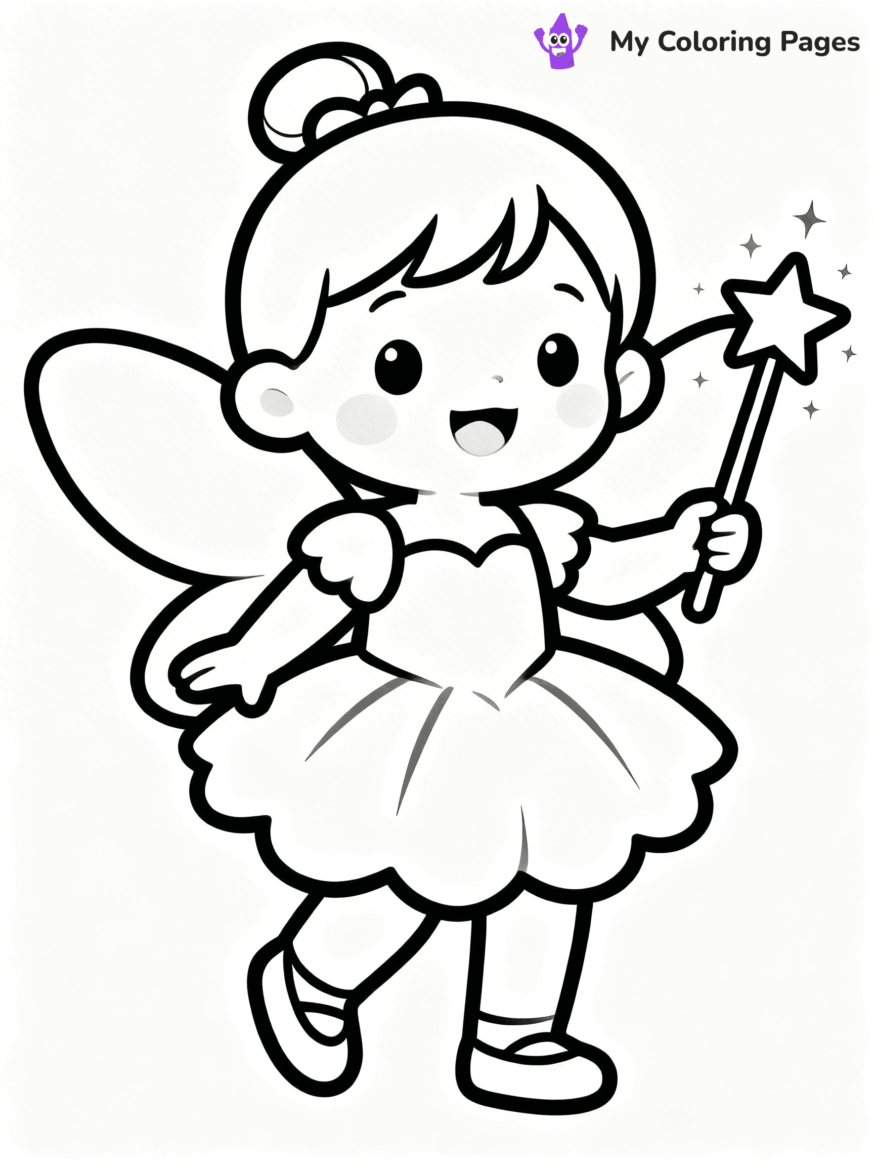 Baby Girl Coloring Pages - 9