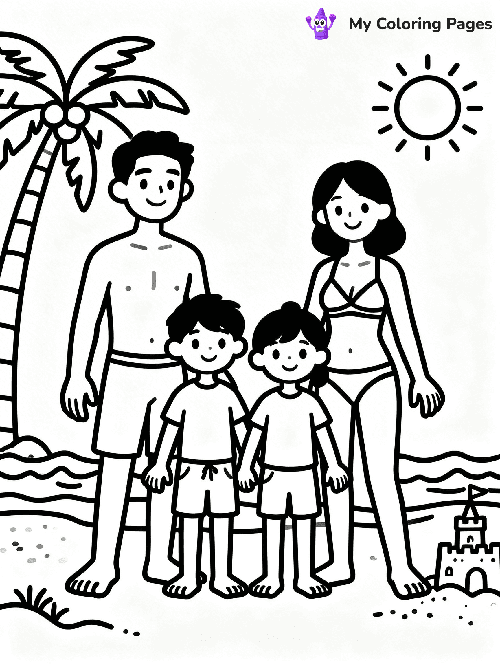 Beach Coloring Pages - 22