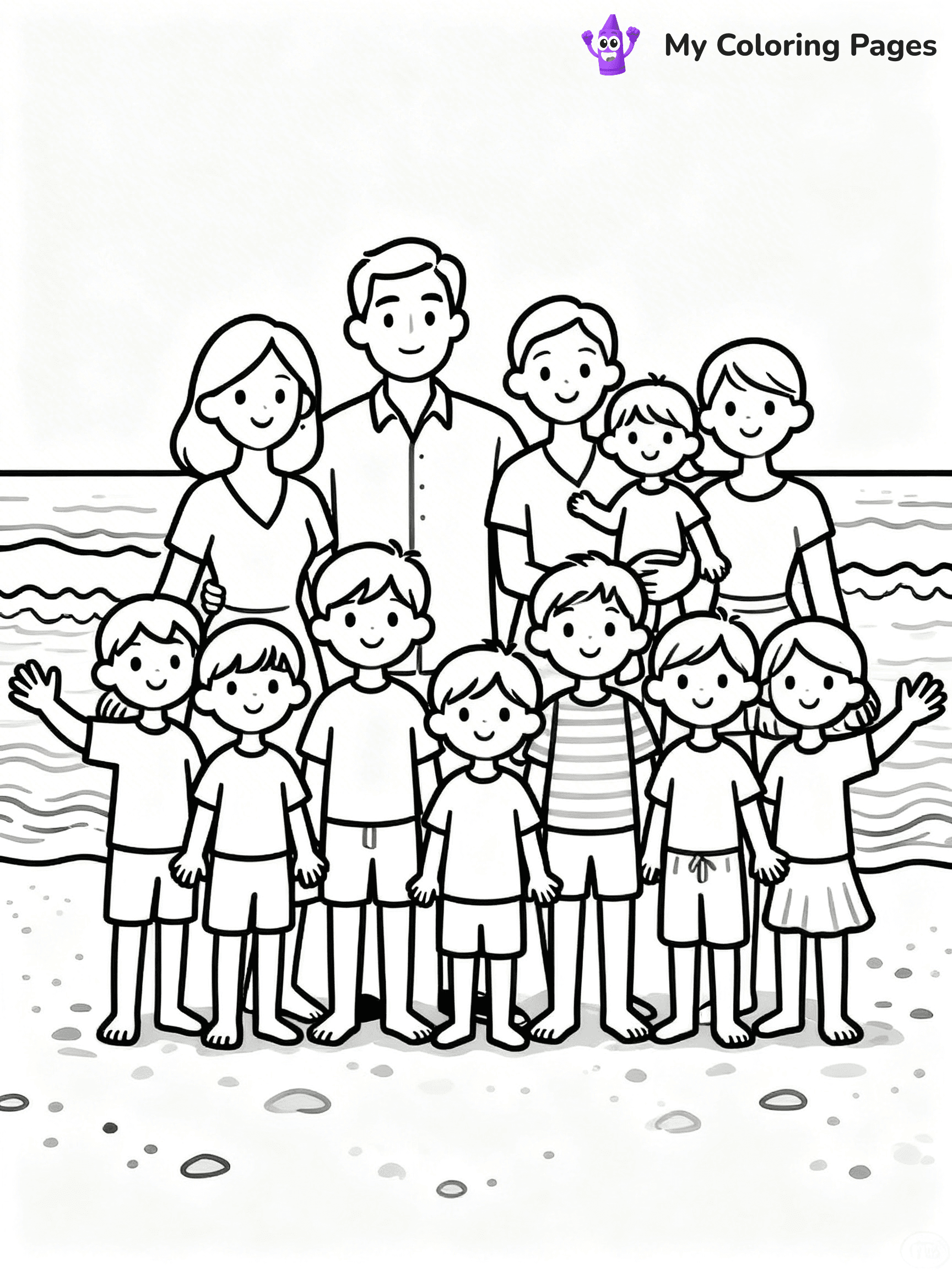 Beach Coloring Pages - 17