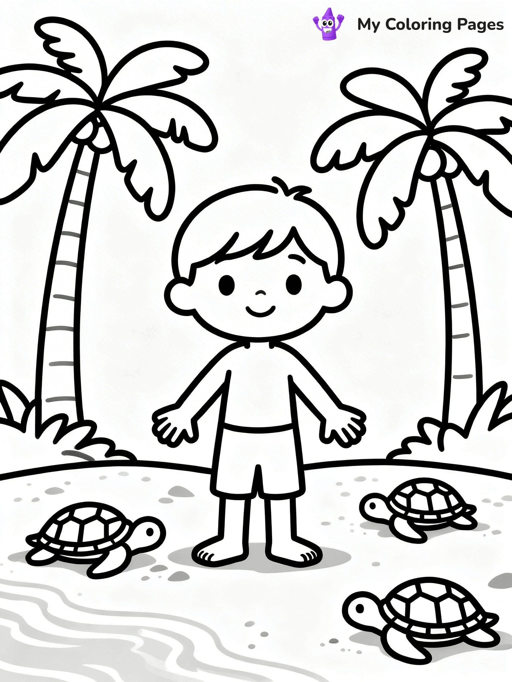 Beach Coloring Pages - 15