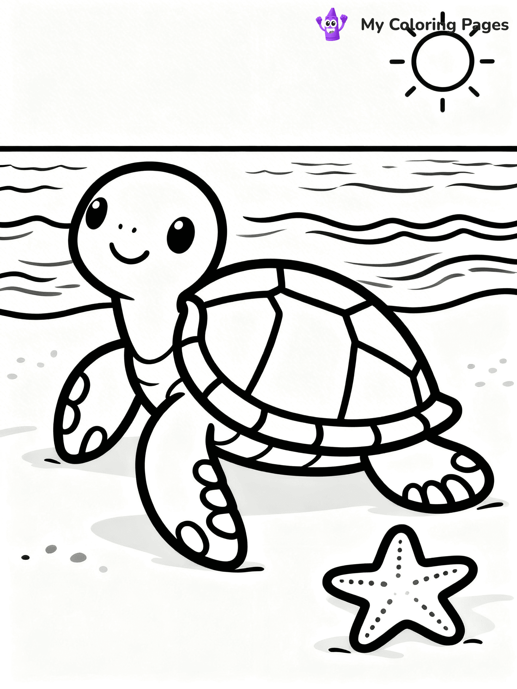 Beach Coloring Pages - 7
