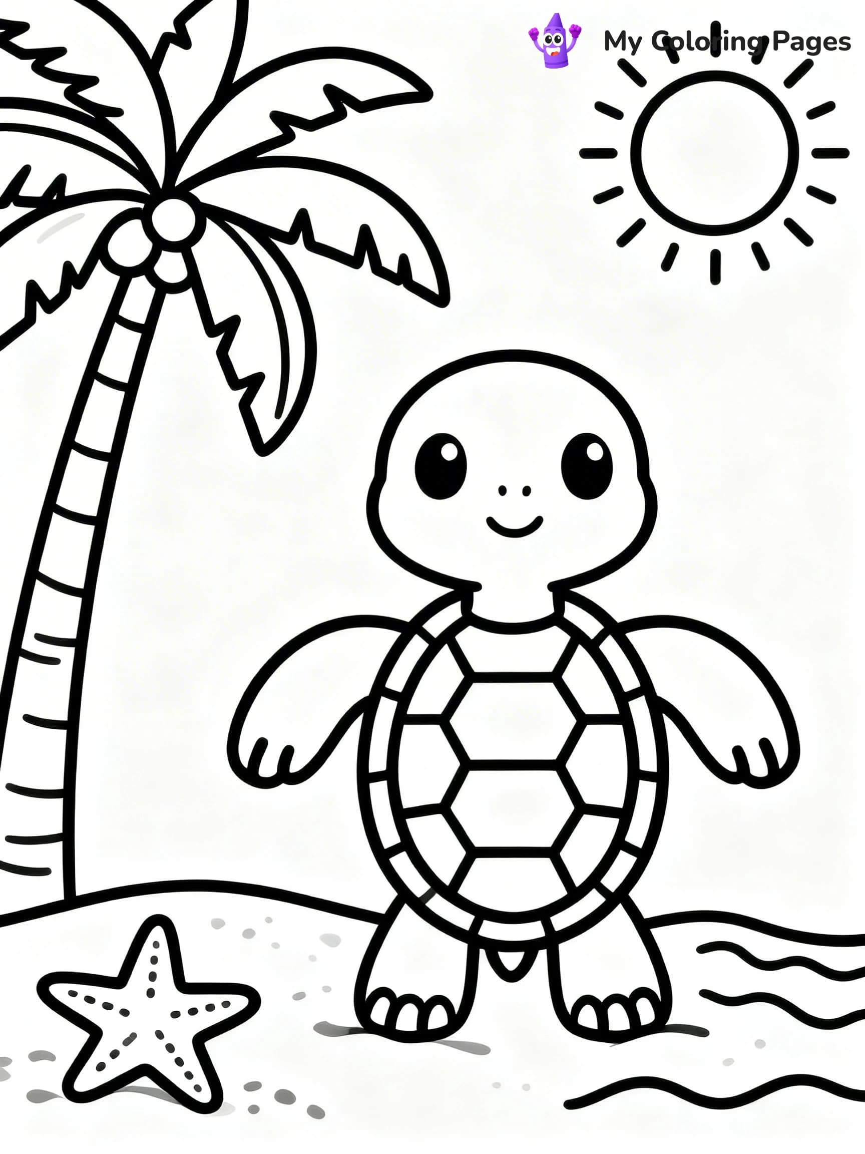 Beach Coloring Pages - 5