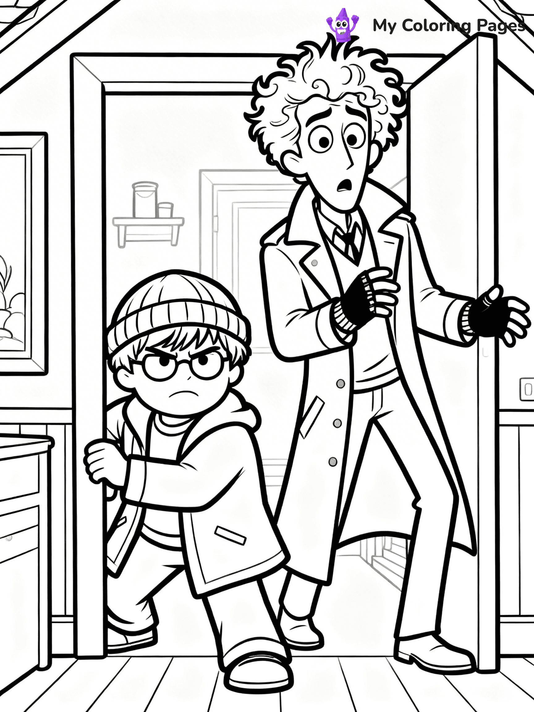 Home Alone Coloring Pages - 13