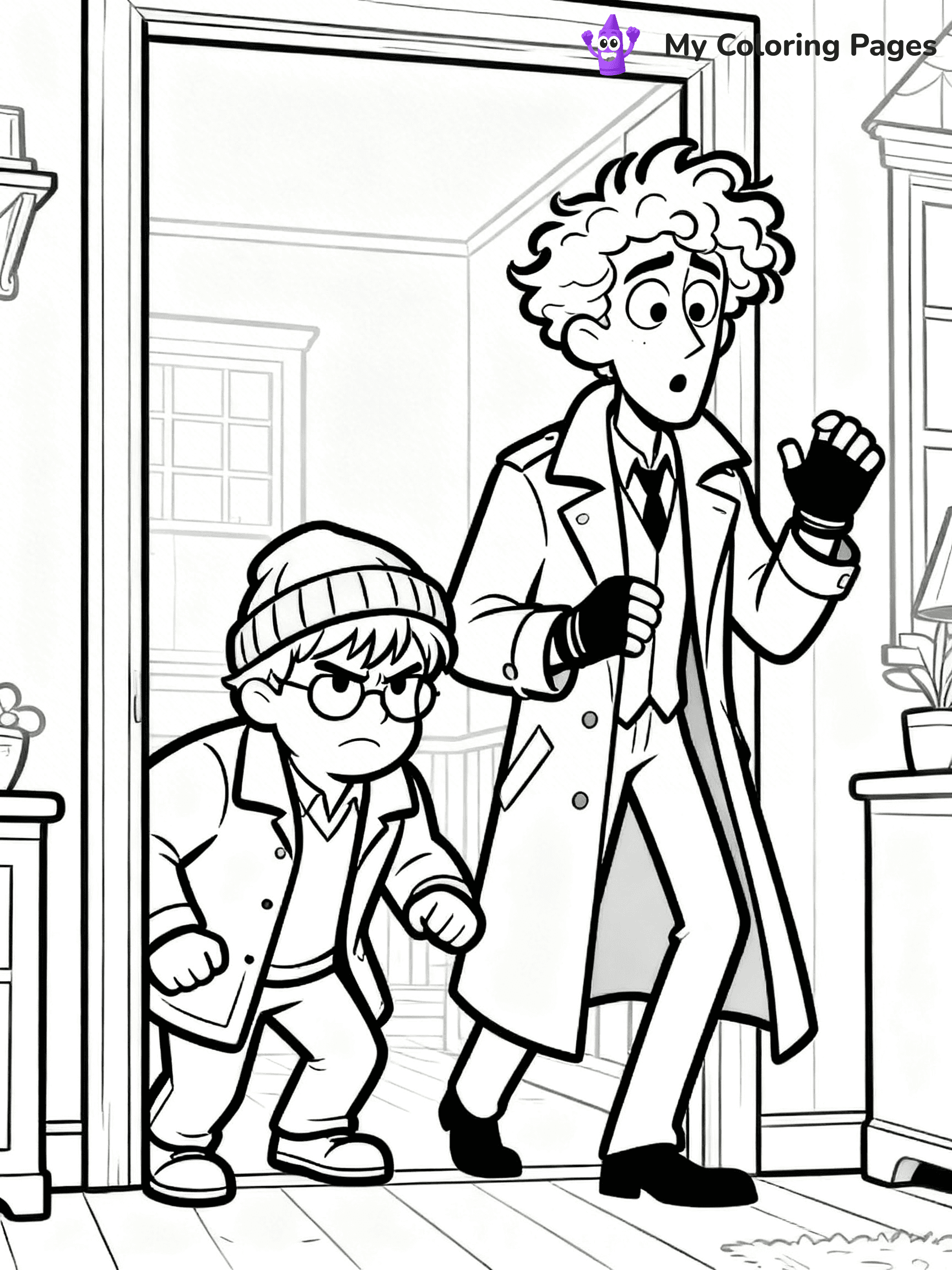 Home Alone Coloring Pages - 9