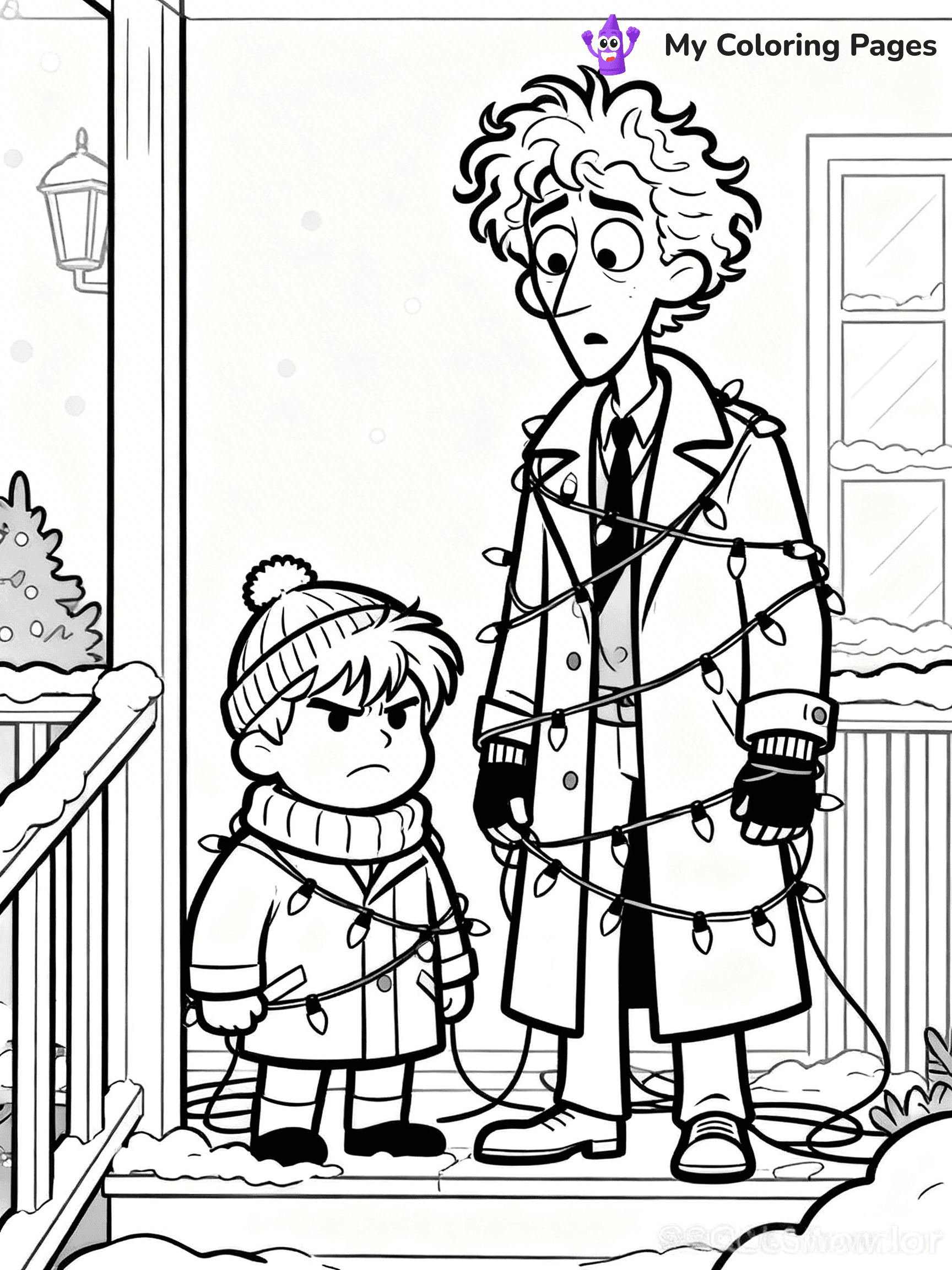 Home Alone Coloring Pages - 2
