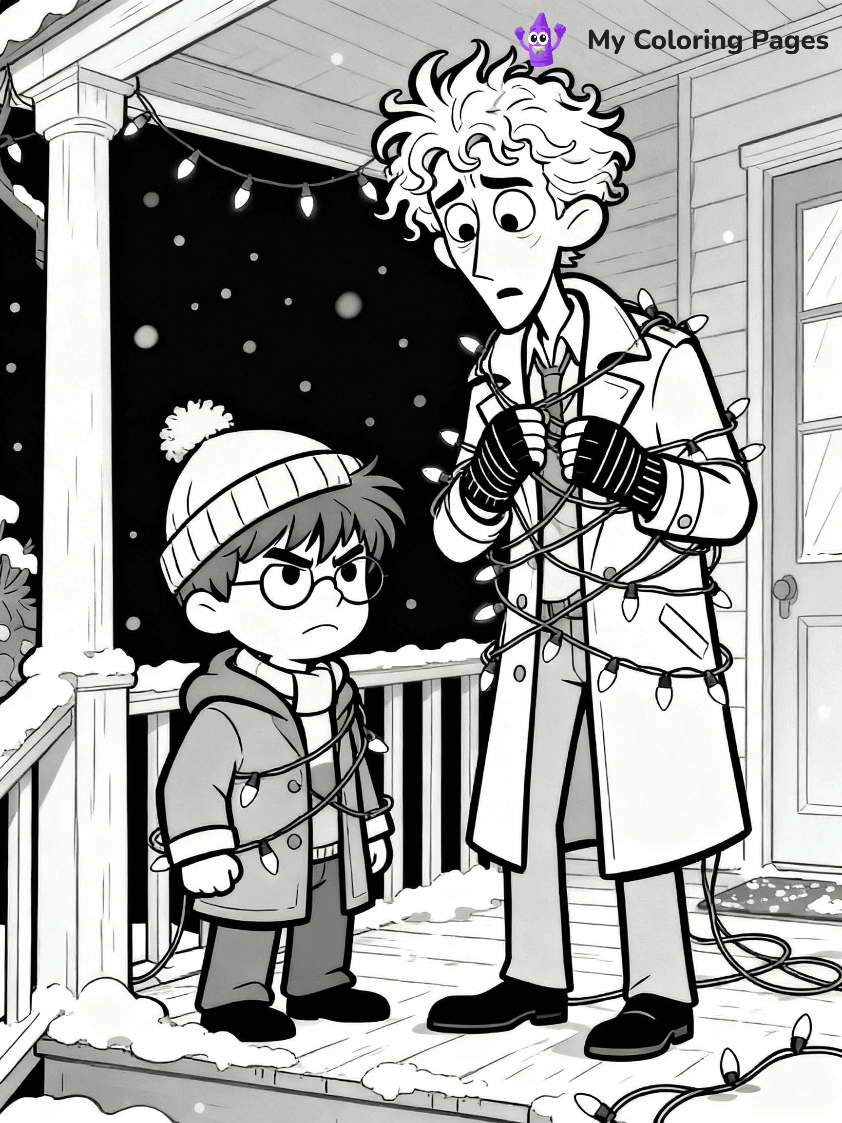 Home Alone Coloring Pages - 1