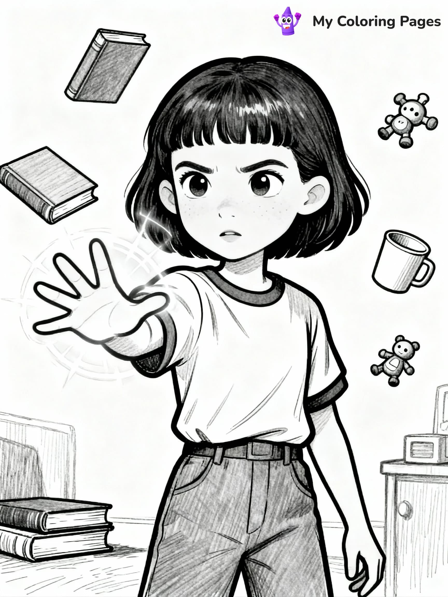 Stranger Things Coloring Pages - 1