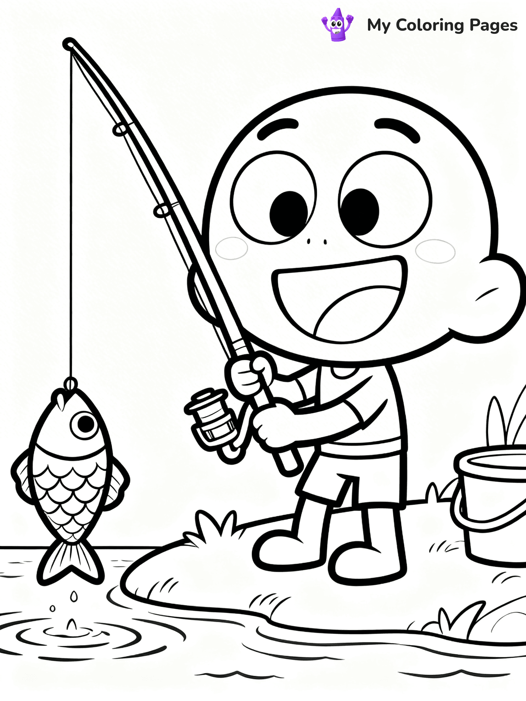 Gumball Coloring Pages - 23