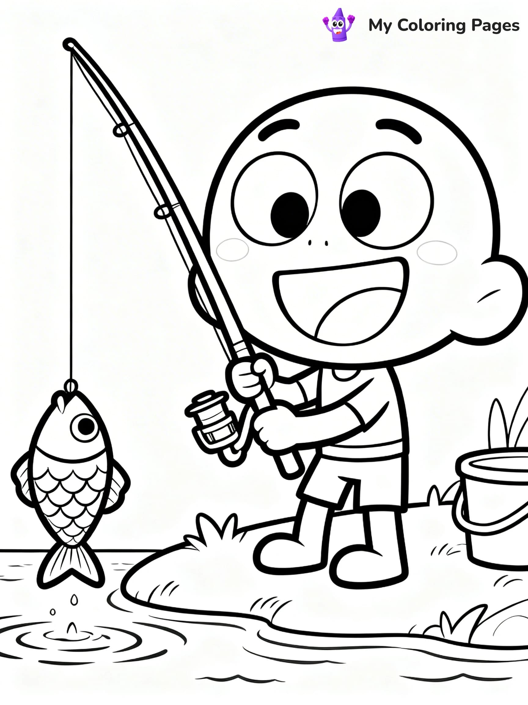 Gumball Coloring Pages - 23
