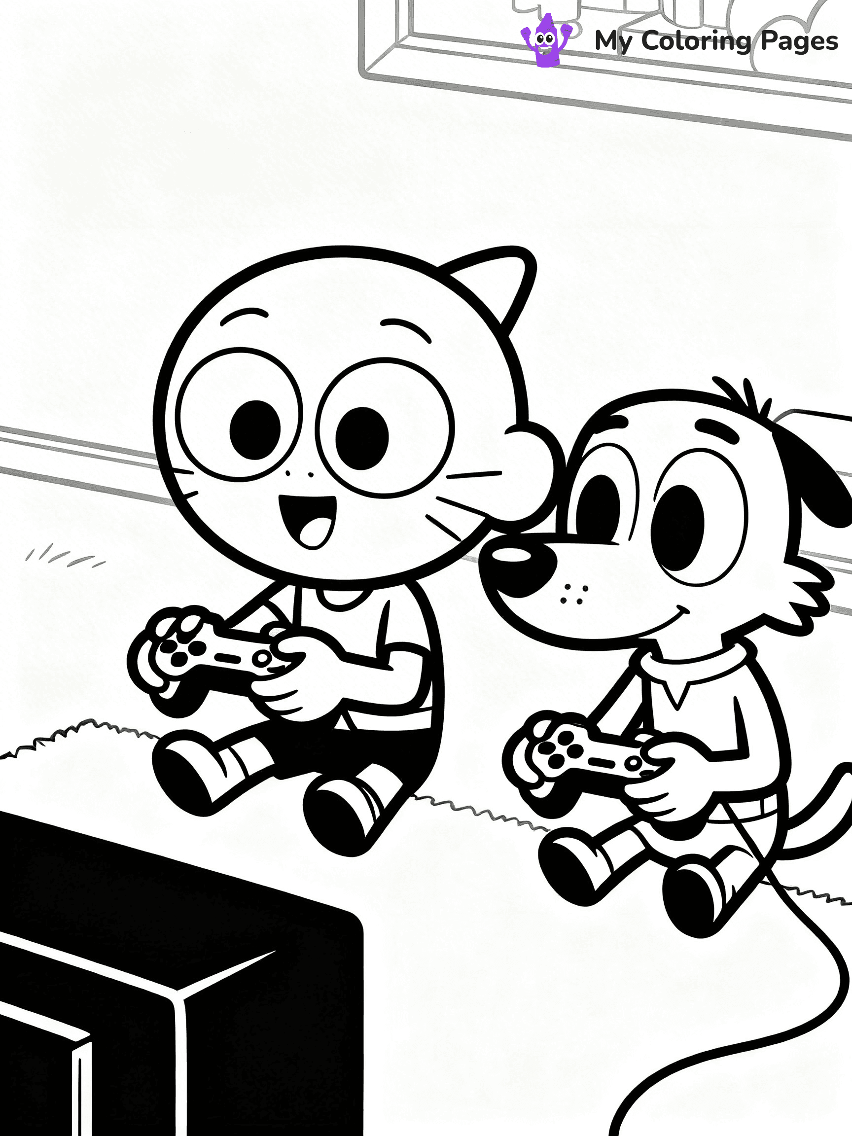 Gumball Coloring Pages - 11