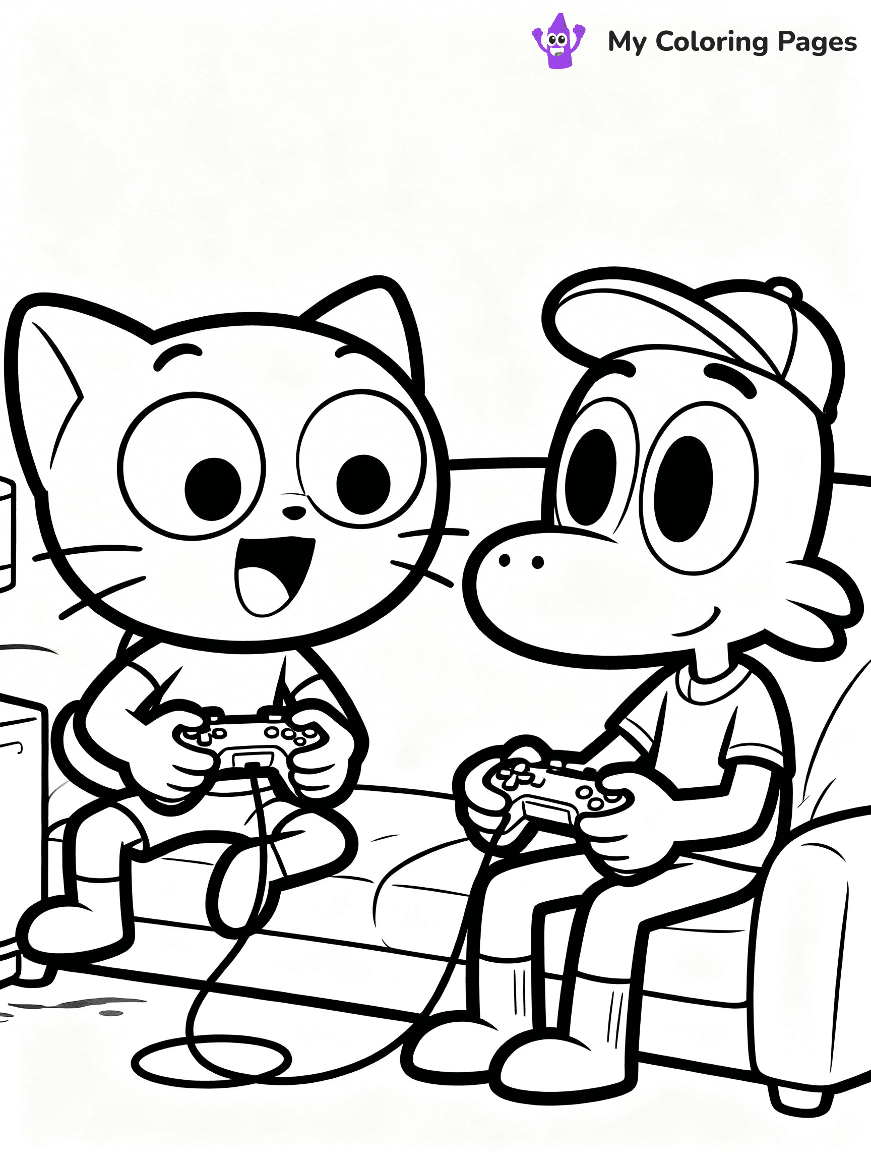 Gumball Coloring Pages - 10