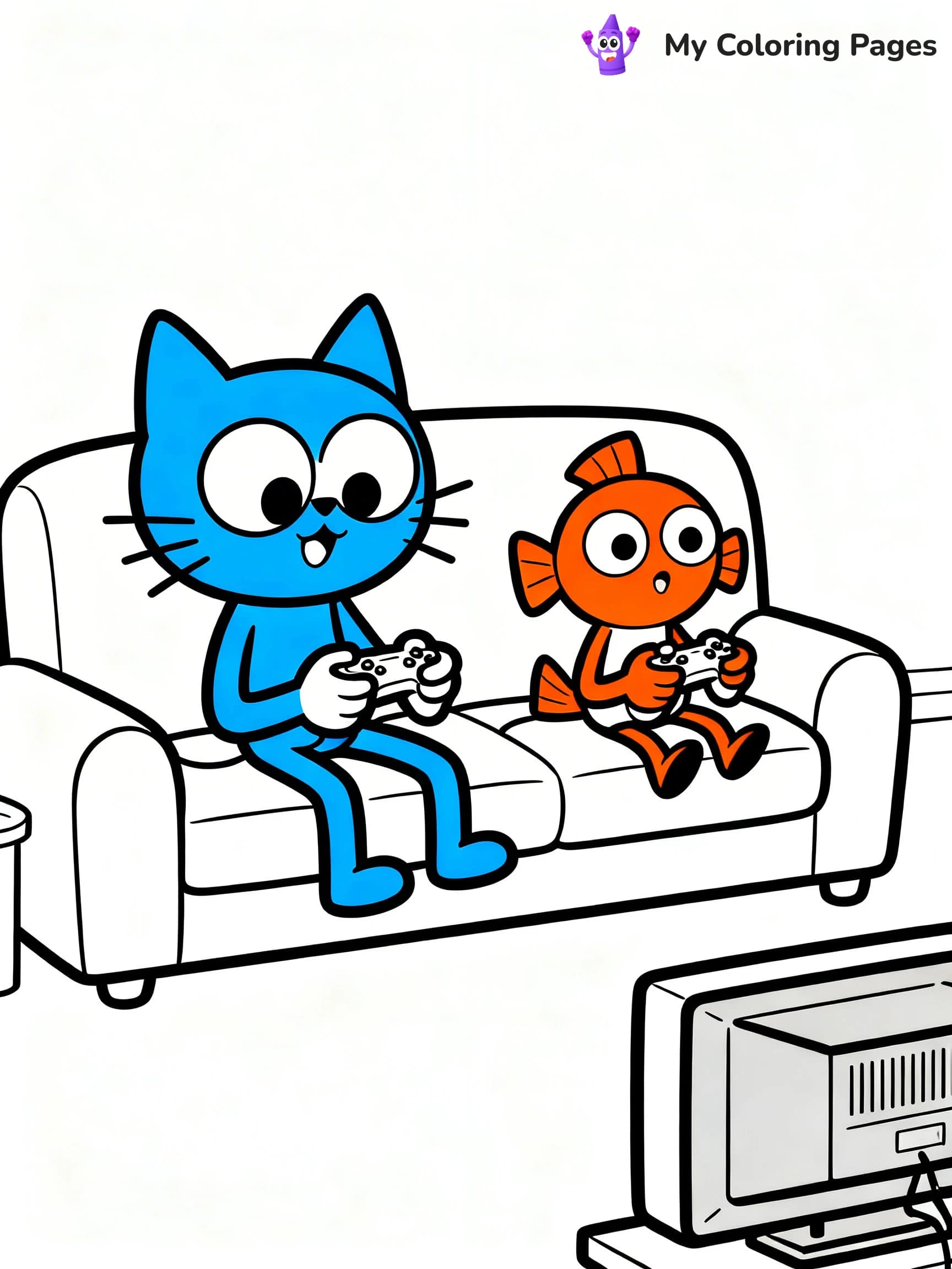 Gumball Coloring Pages - 8