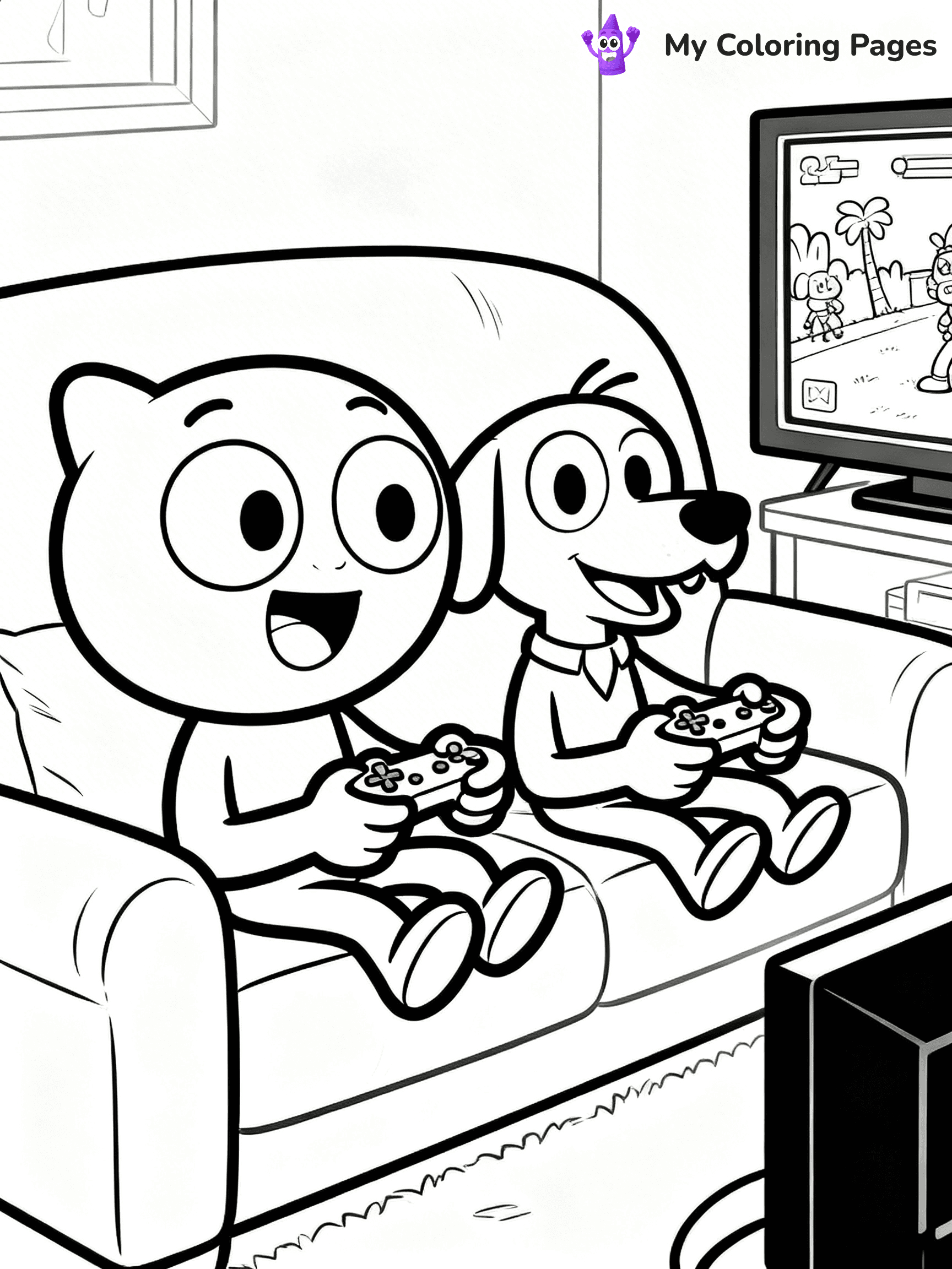 Gumball Coloring Pages - 7