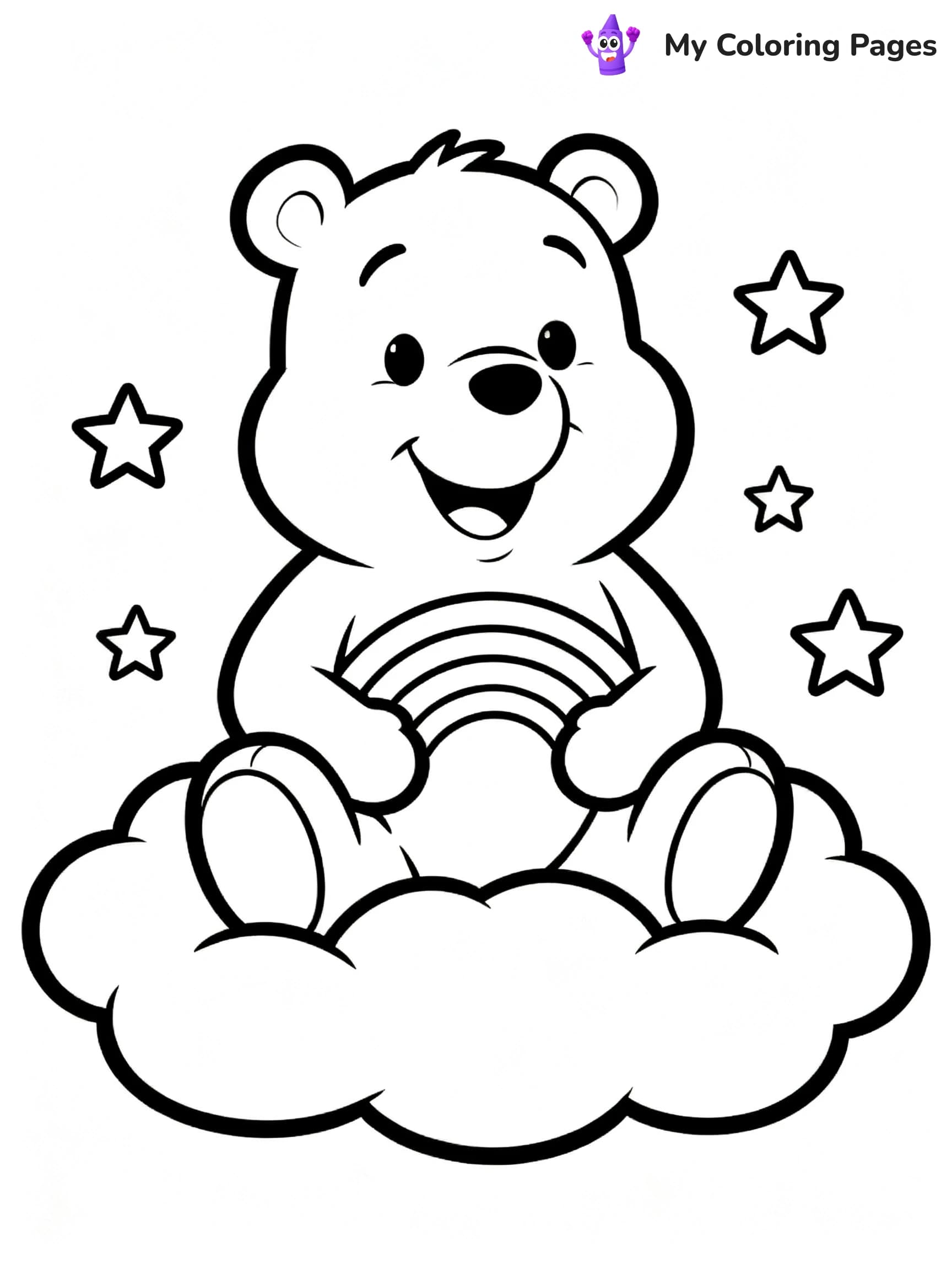 Cheer Bear Coloring Pages - 24