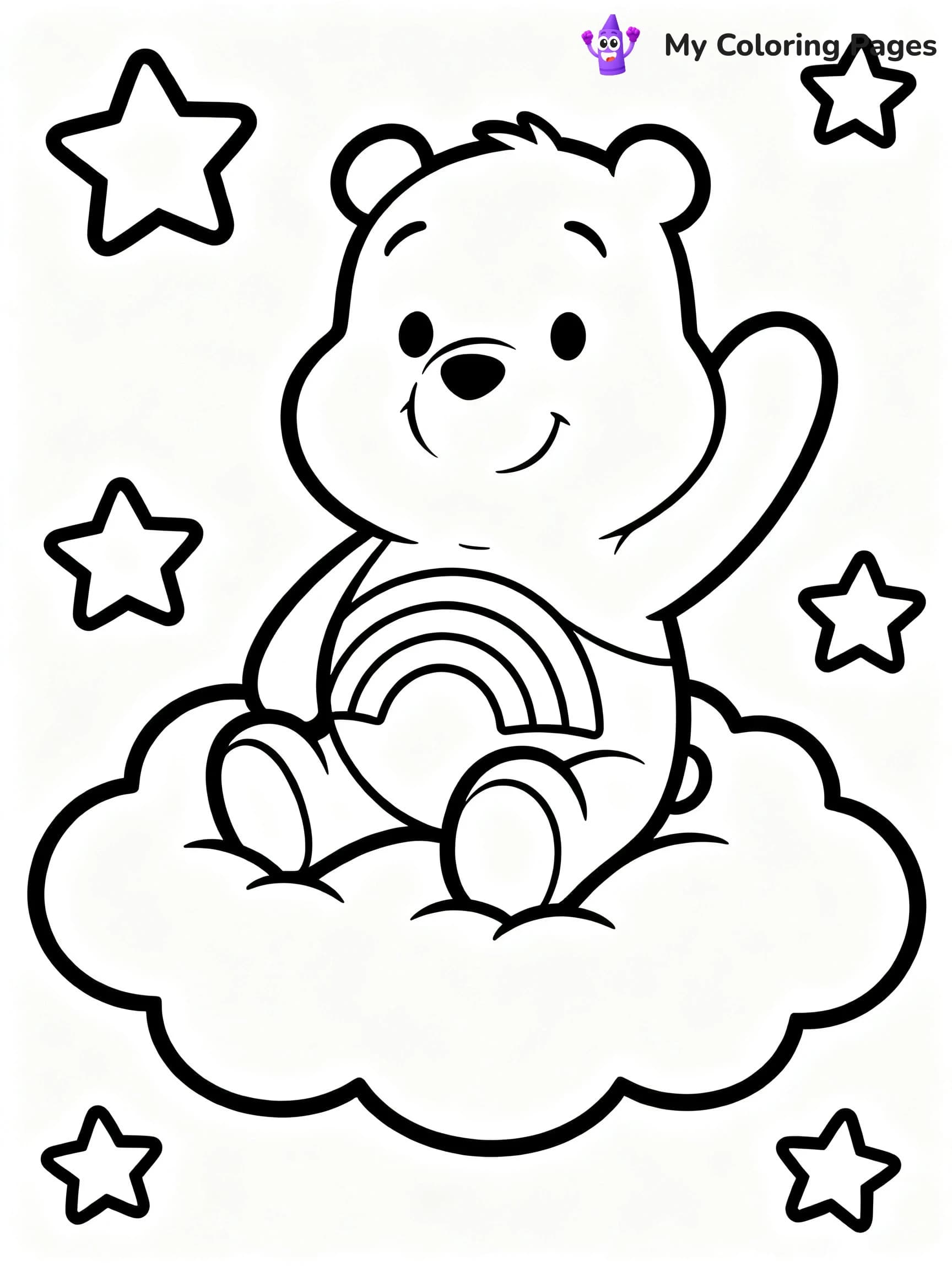 Cheer Bear Coloring Pages - 23