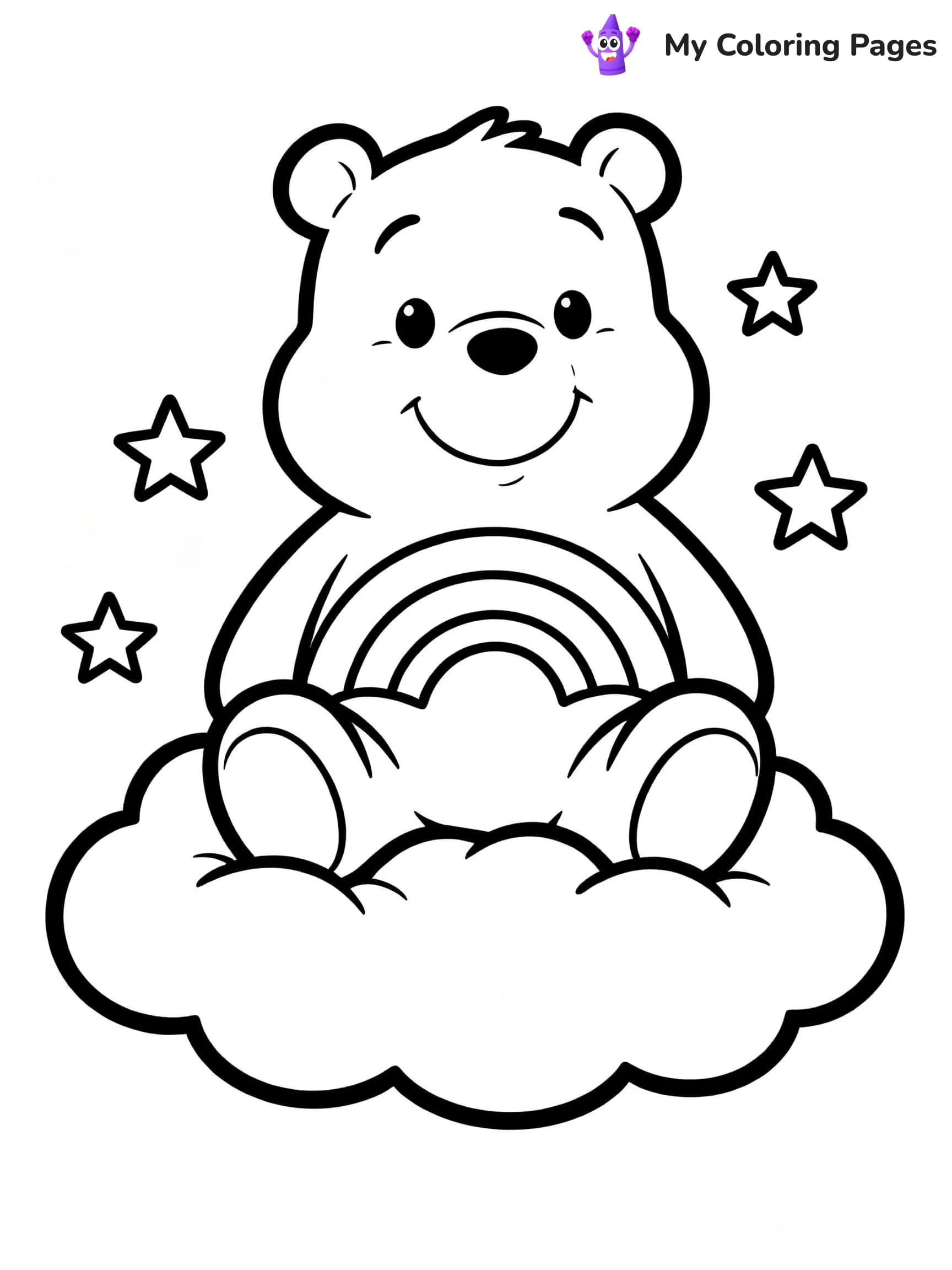 Cheer Bear Coloring Pages - 24
