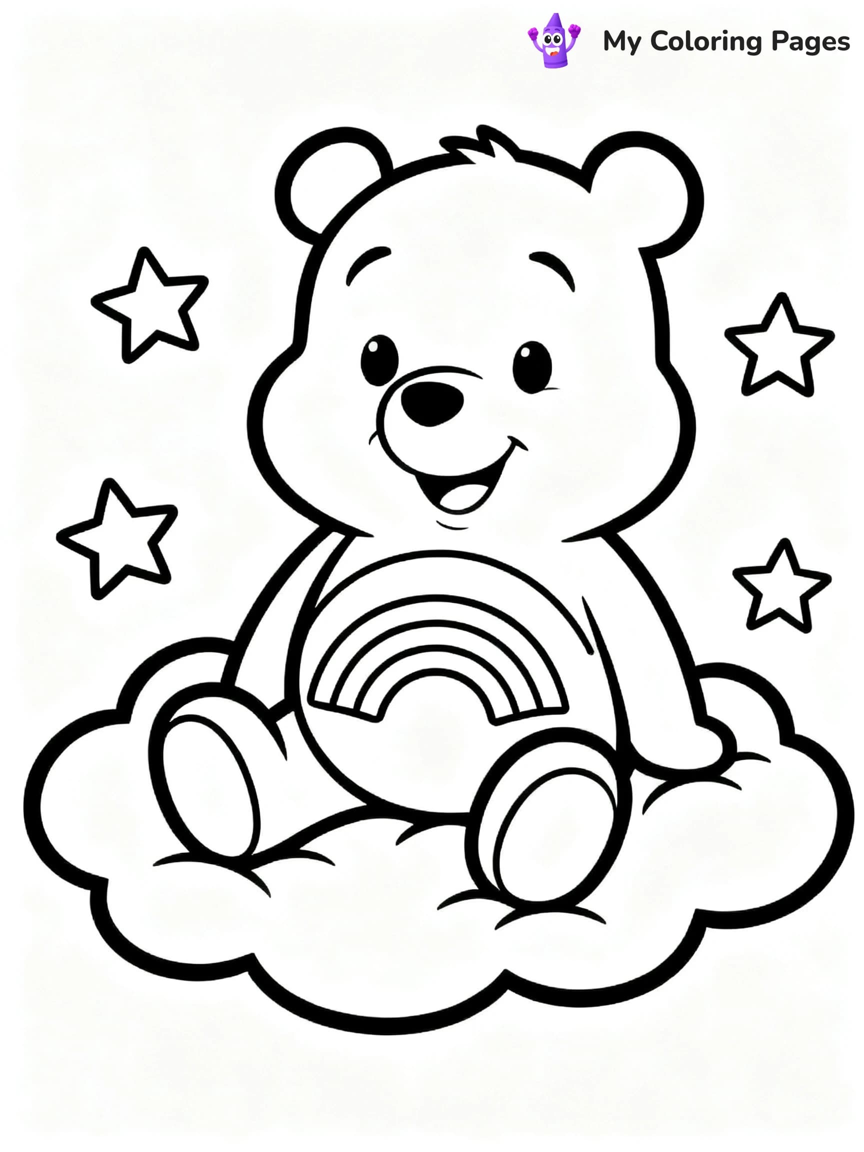 Cheer Bear Coloring Pages - 23
