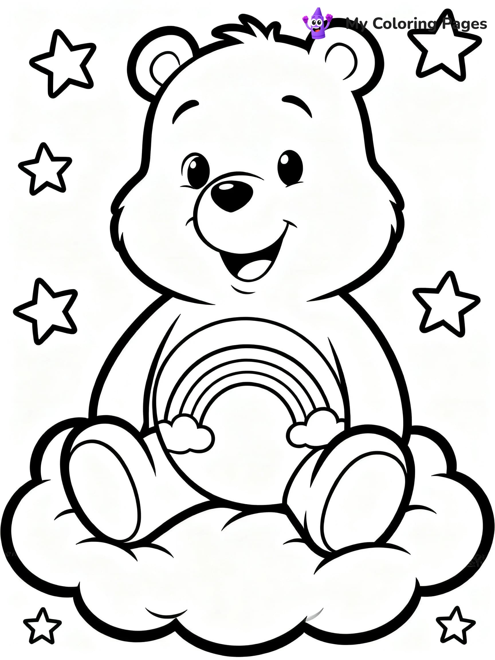 Cheer Bear Coloring Pages - 22