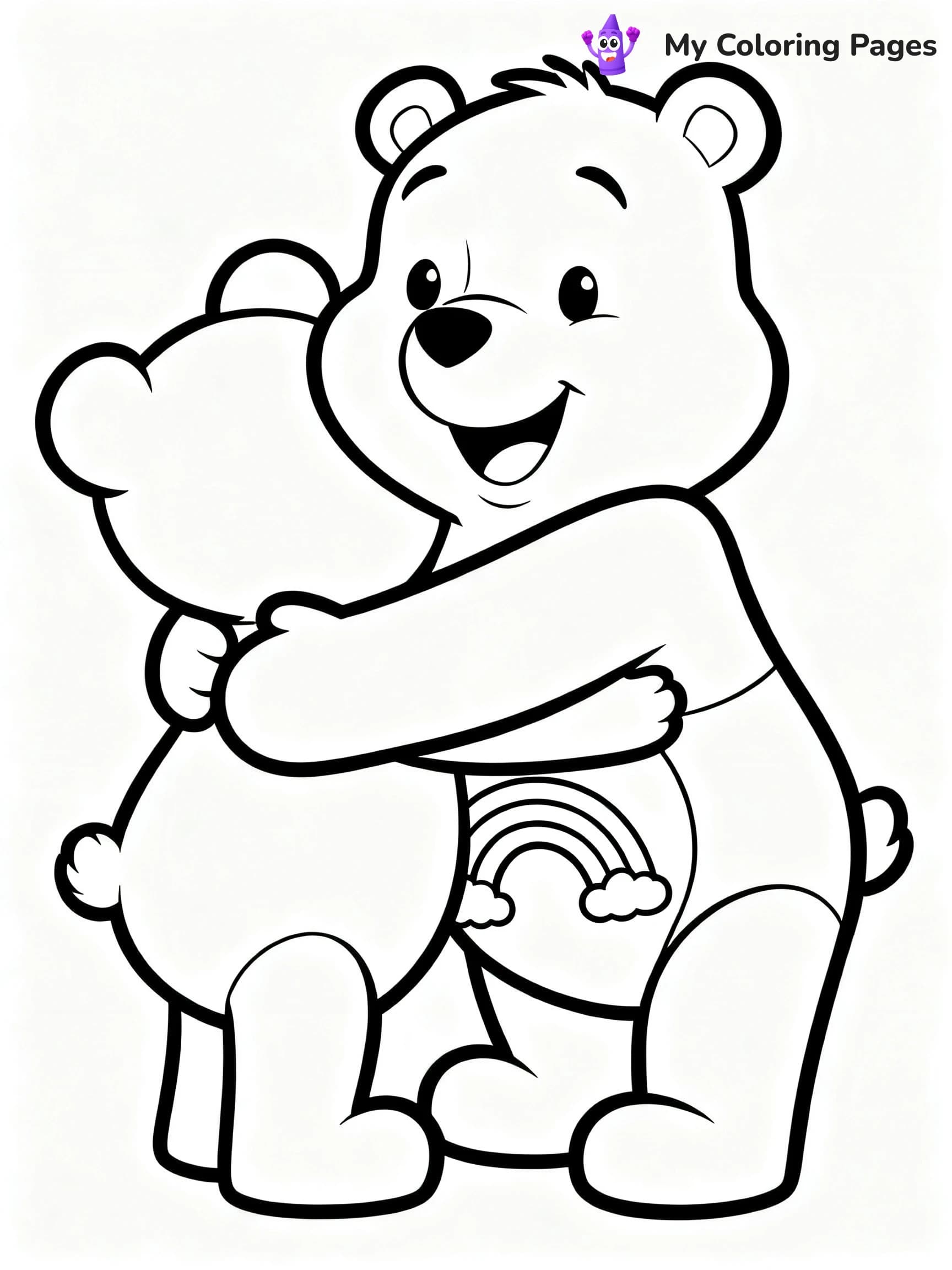 Cheer Bear Coloring Pages - 20