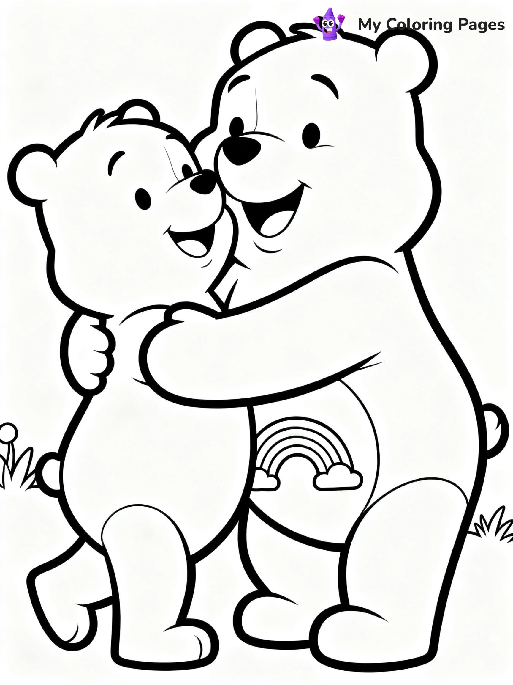Cheer Bear Coloring Pages - 19