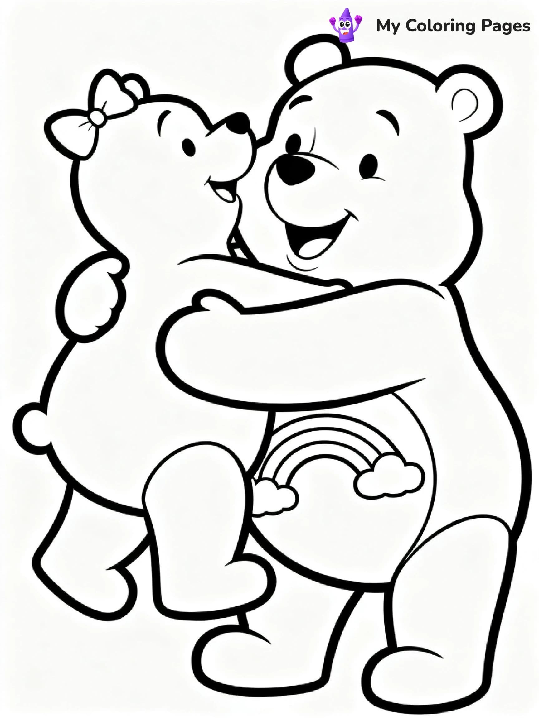 Cheer Bear Coloring Pages - 18