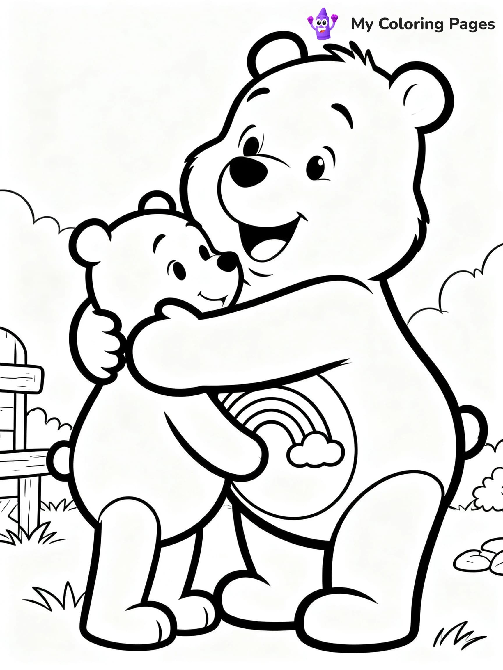 Cheer Bear Coloring Pages - 16