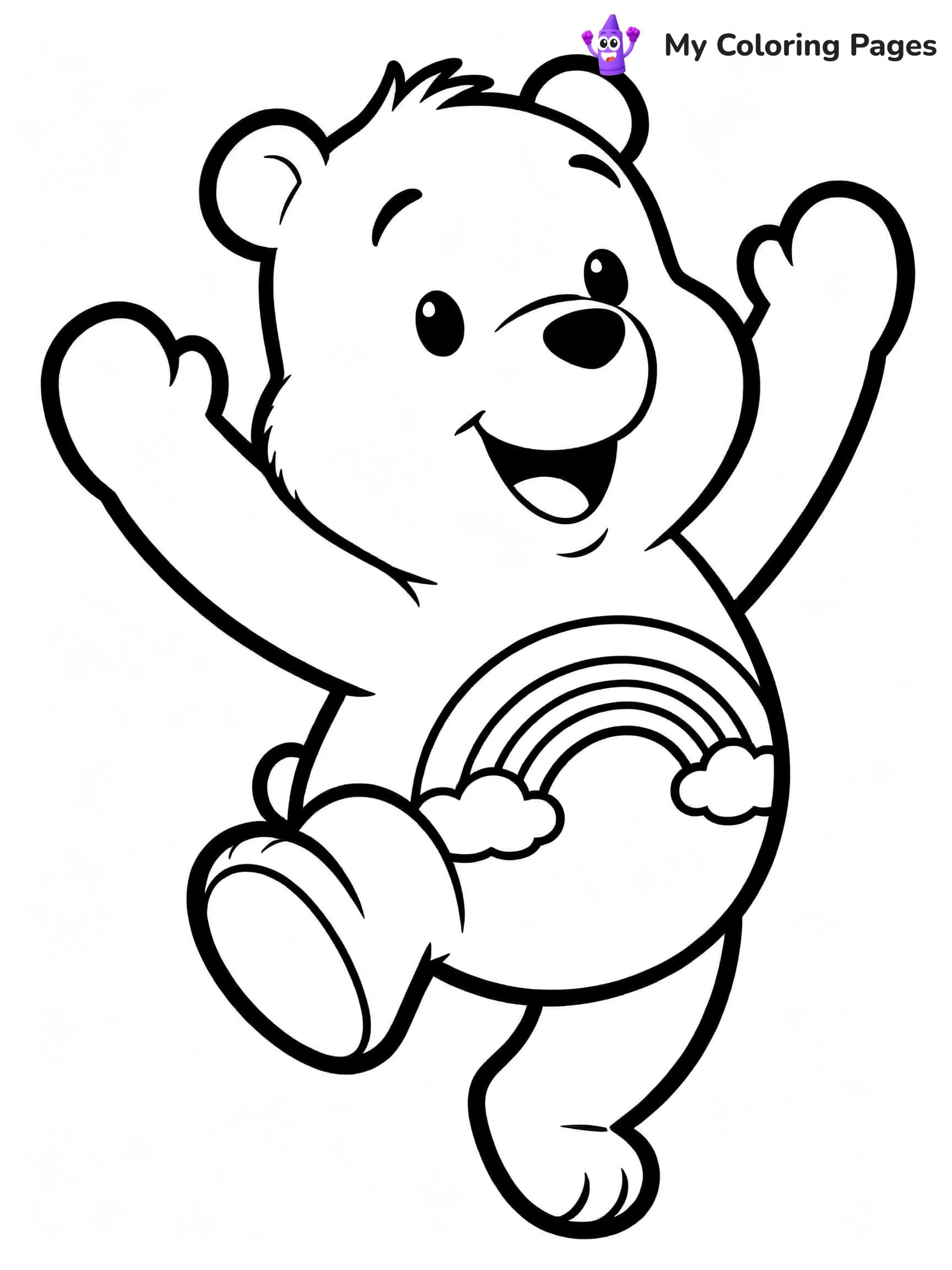 Cheer Bear Coloring Pages - 13
