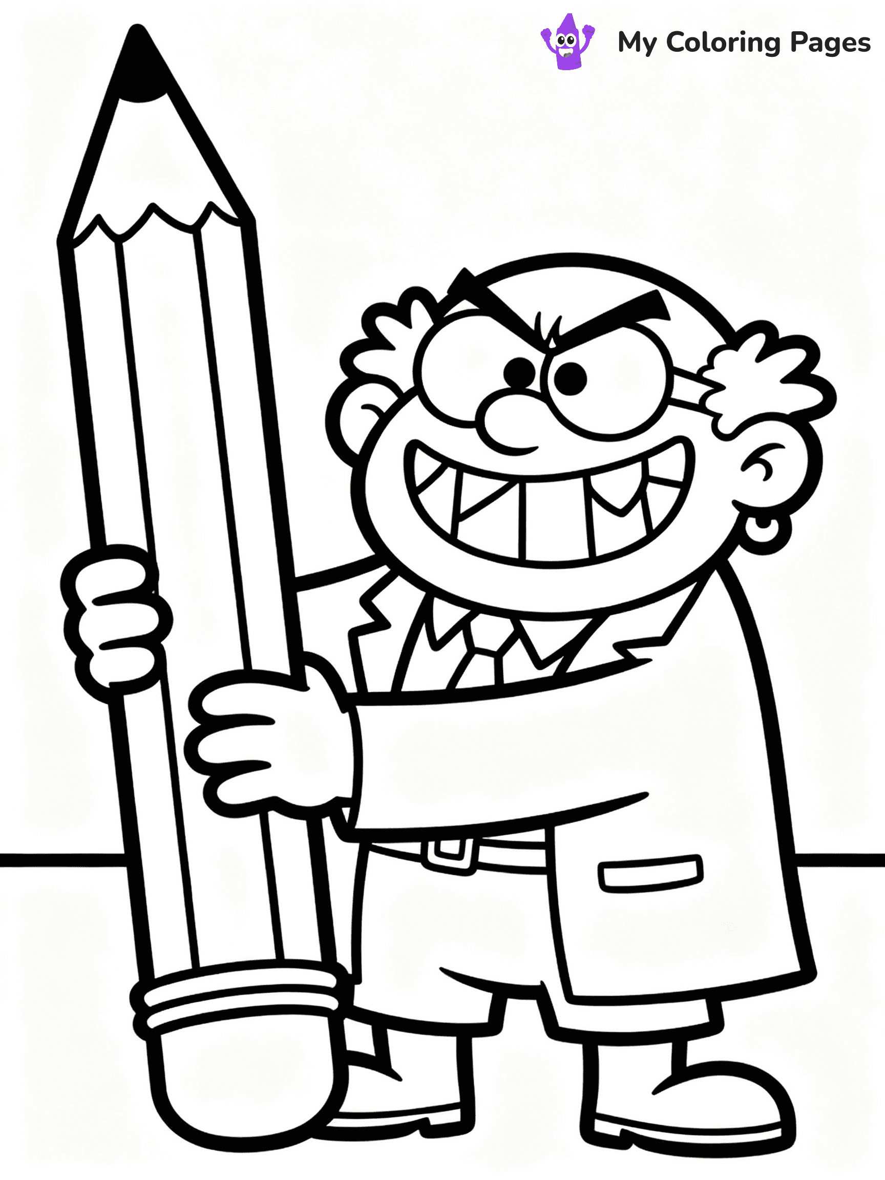 Captain Underpants Coloring Pages - 32