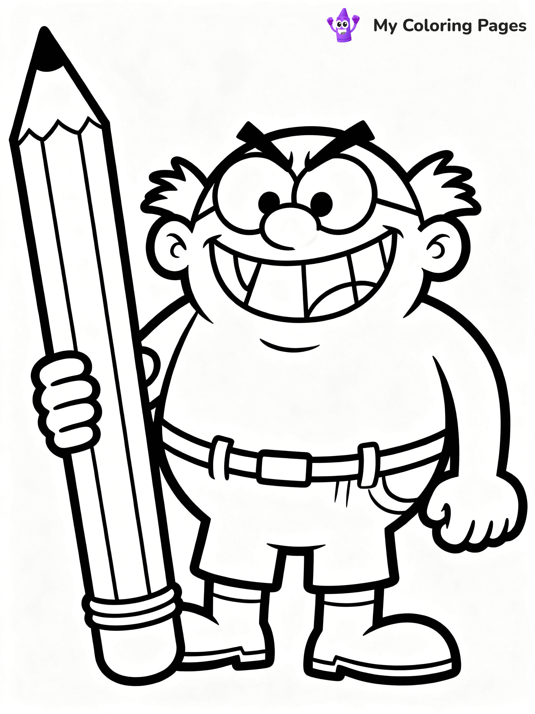 Captain Underpants Coloring Pages - 29