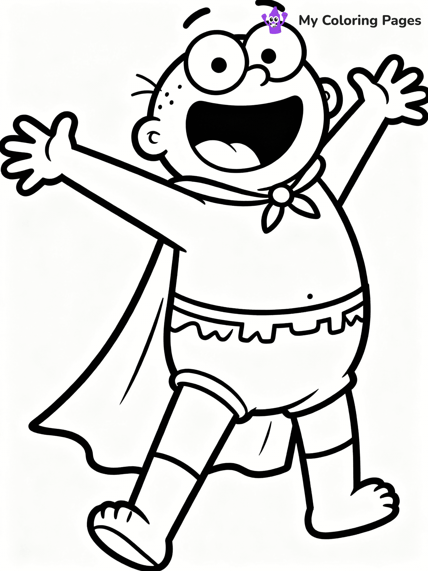 Captain Underpants Coloring Pages - 24