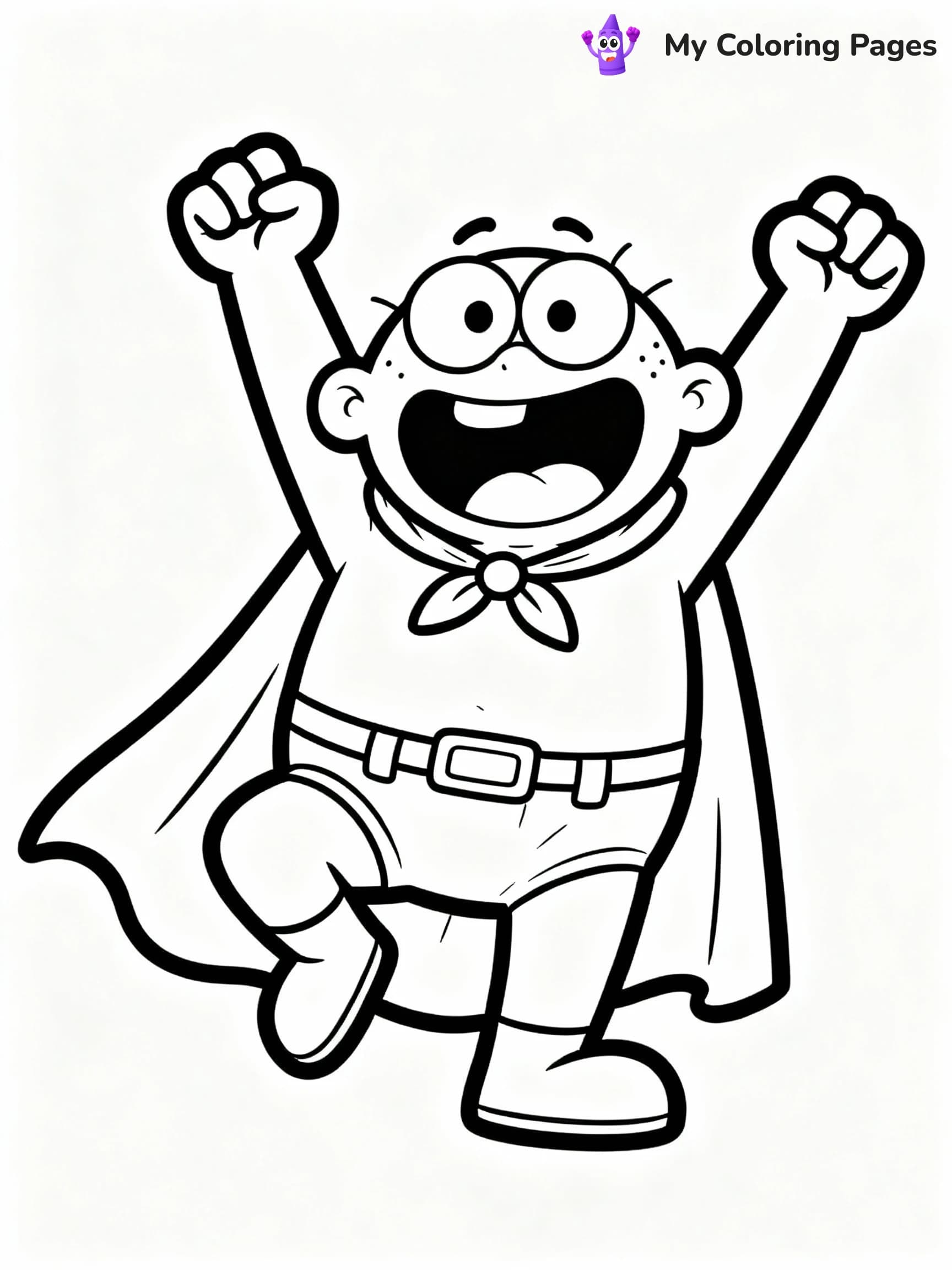Captain Underpants Coloring Pages - 22