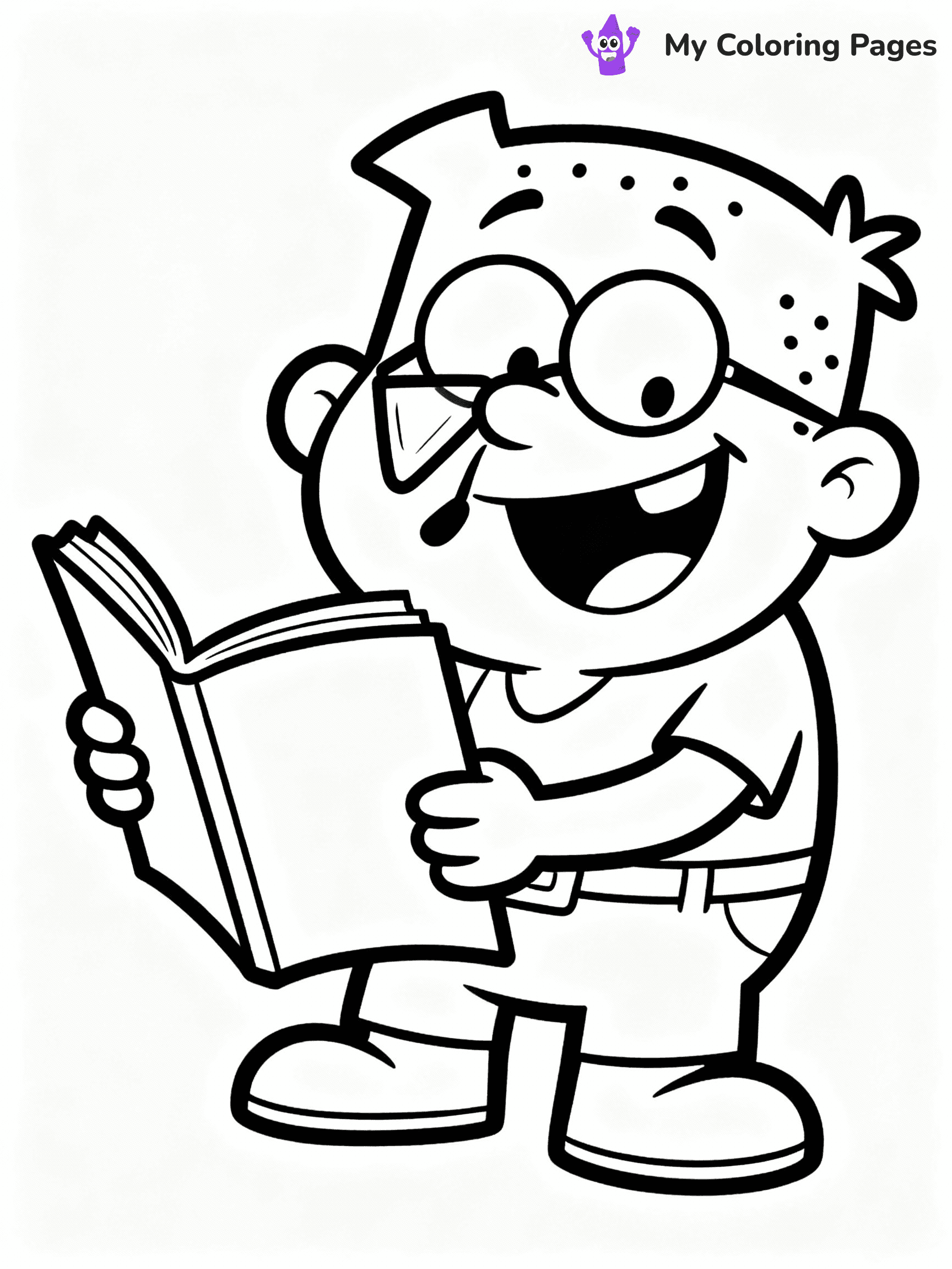 Captain Underpants Coloring Pages - 20