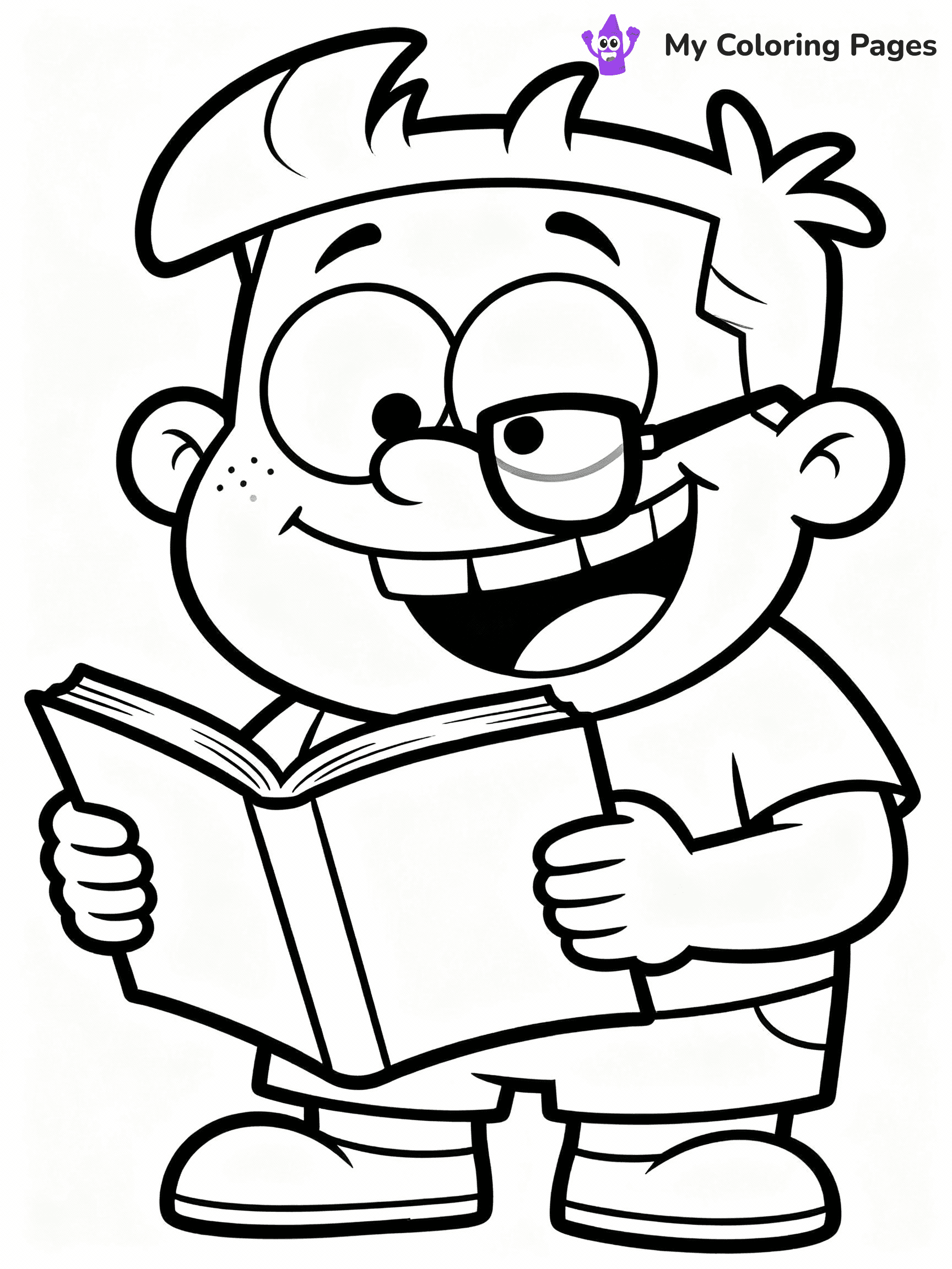 Captain Underpants Coloring Pages - 19