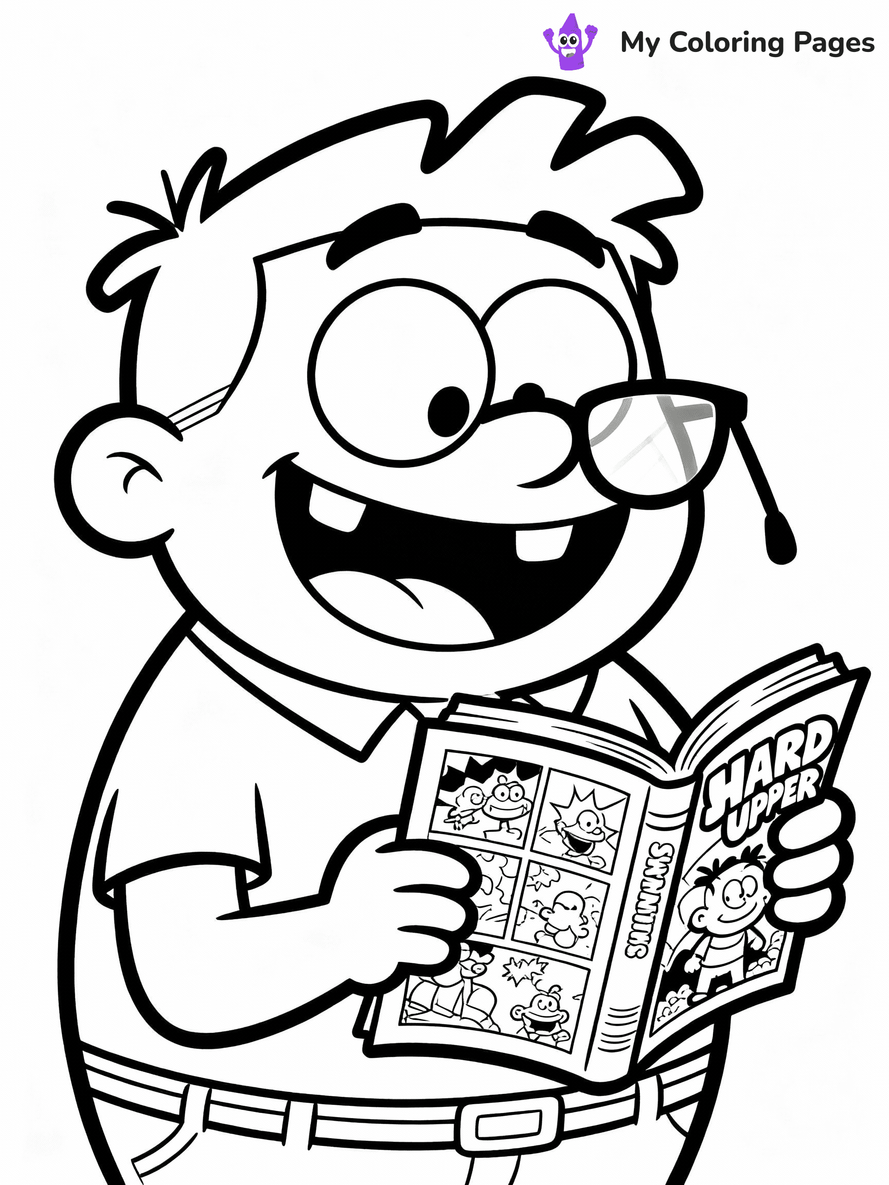 Captain Underpants Coloring Pages - 18