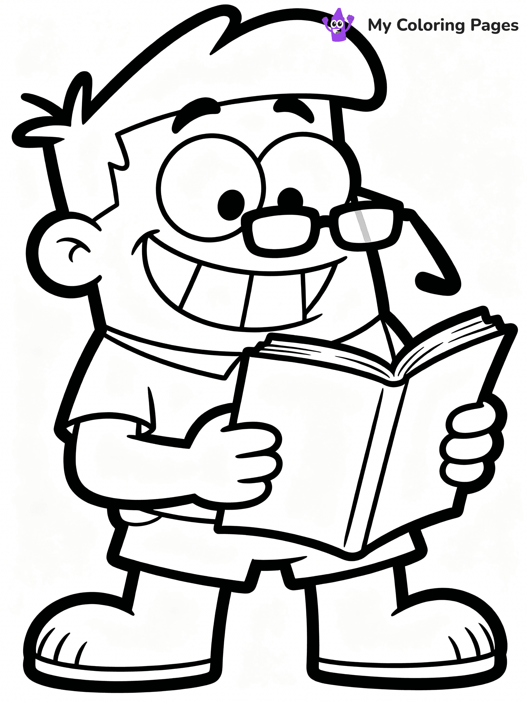 Captain Underpants Coloring Pages - 17