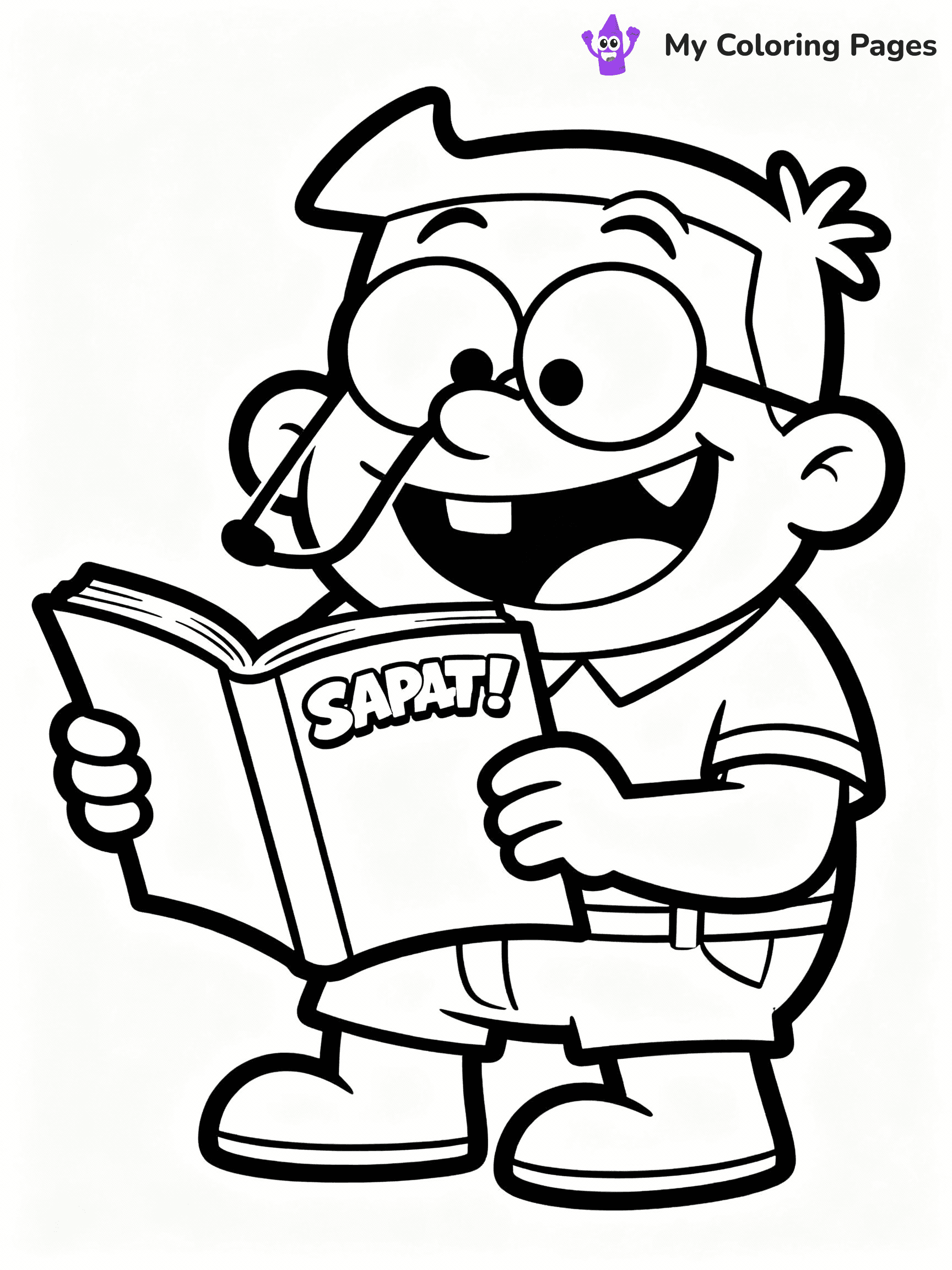 Captain Underpants Coloring Pages - 15