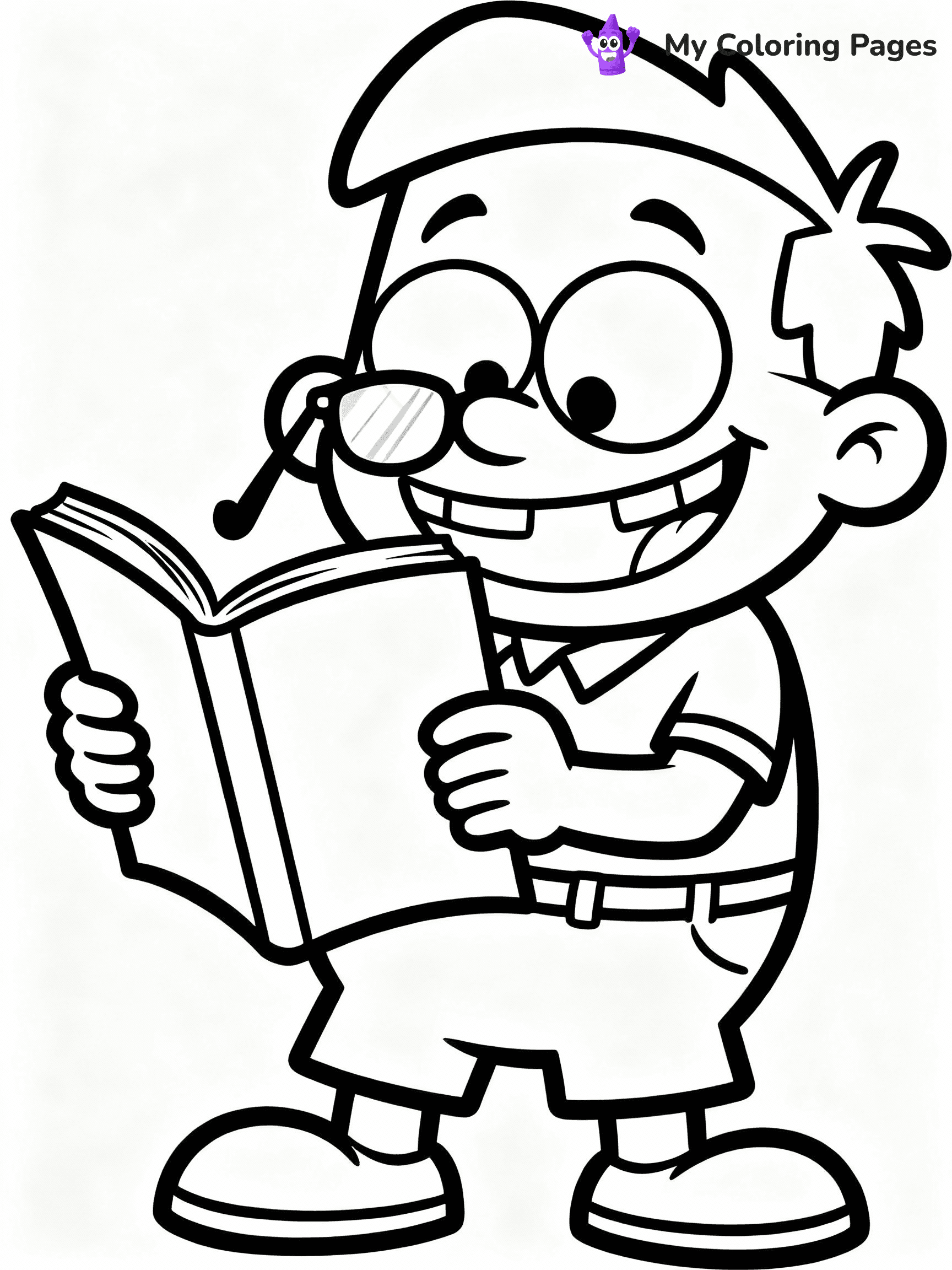 Captain Underpants Coloring Pages - 14