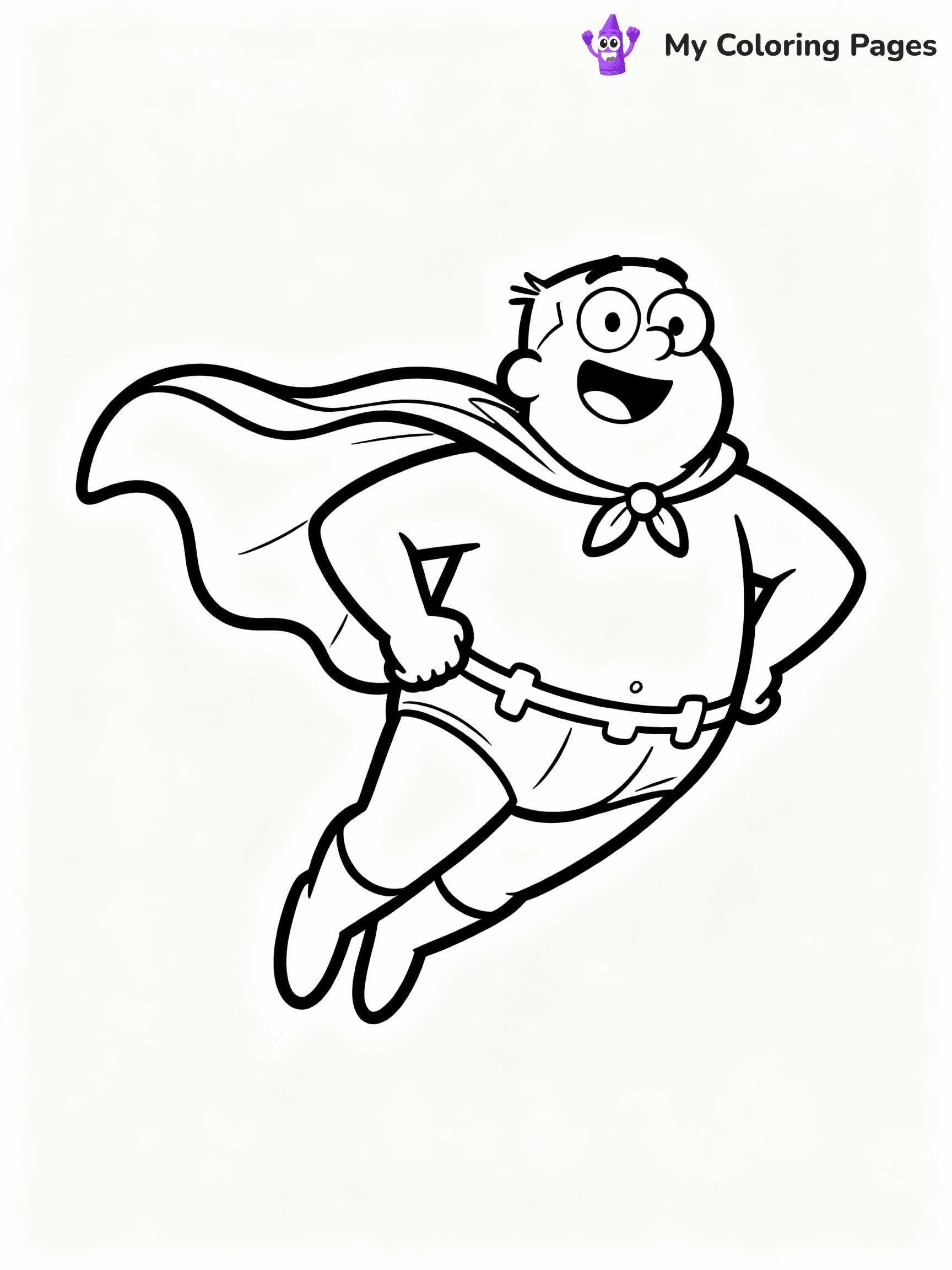 Captain Underpants Coloring Pages - 13