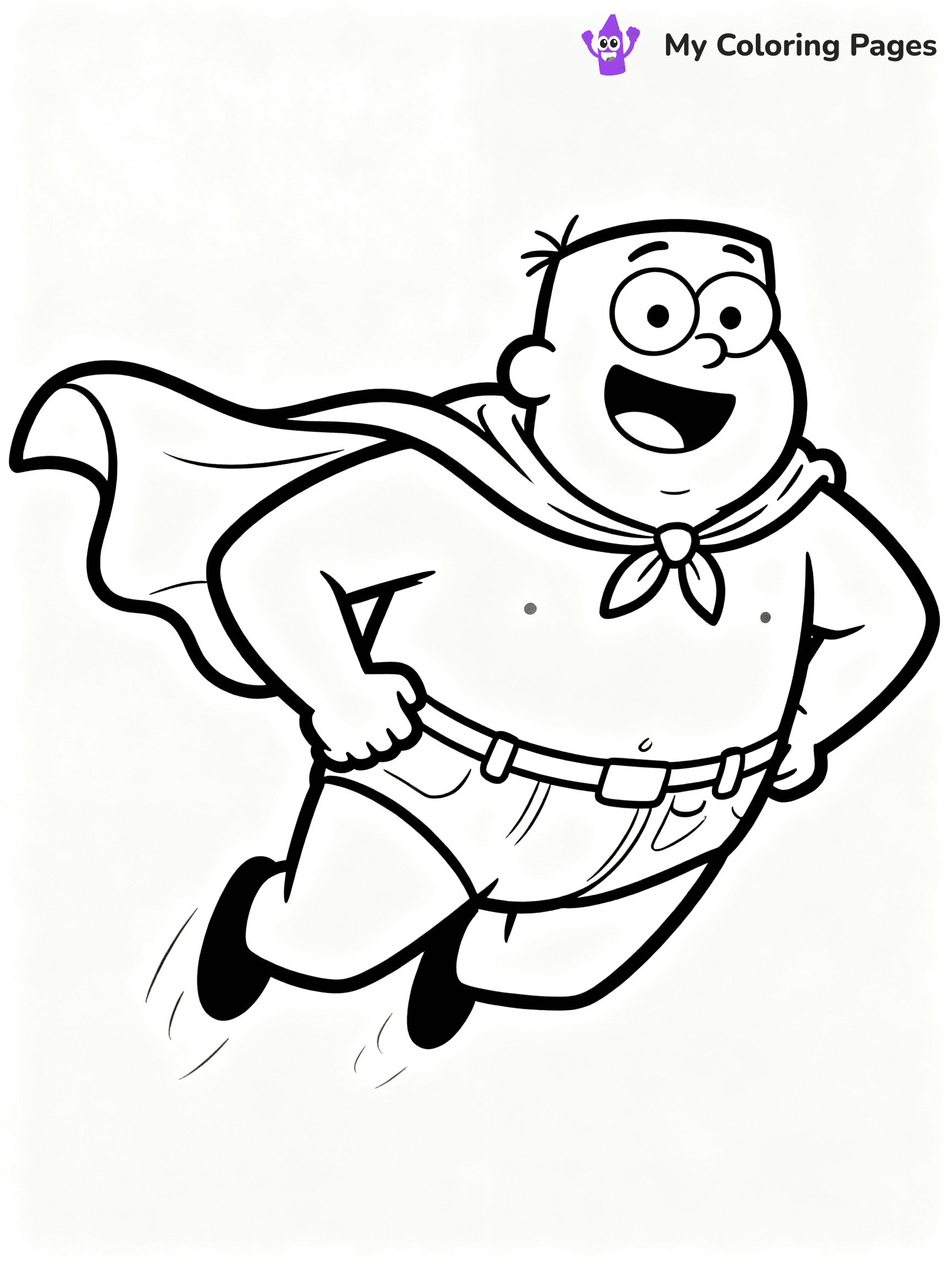 Captain Underpants Coloring Pages - 12