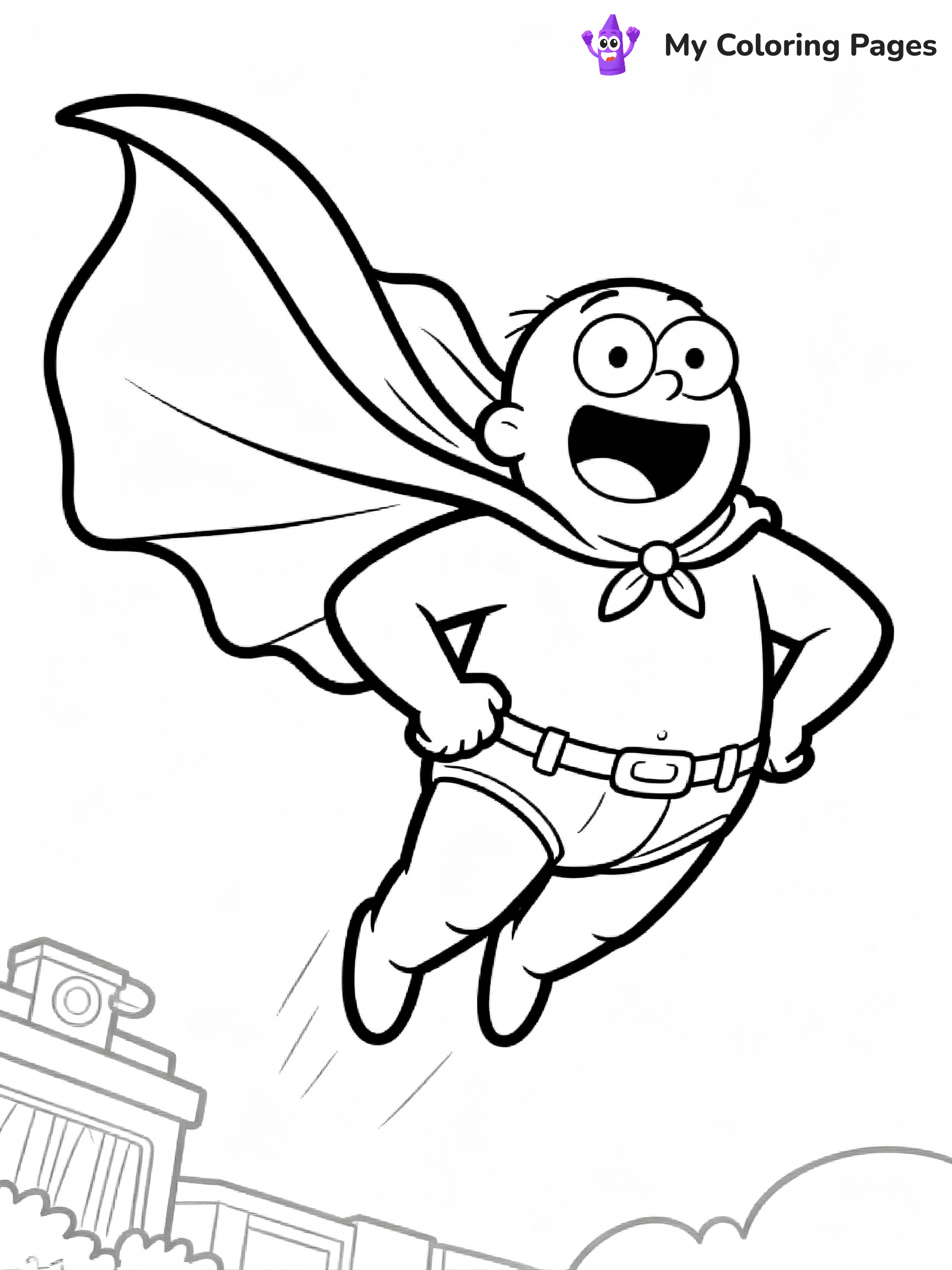 Captain Underpants Coloring Pages - 10