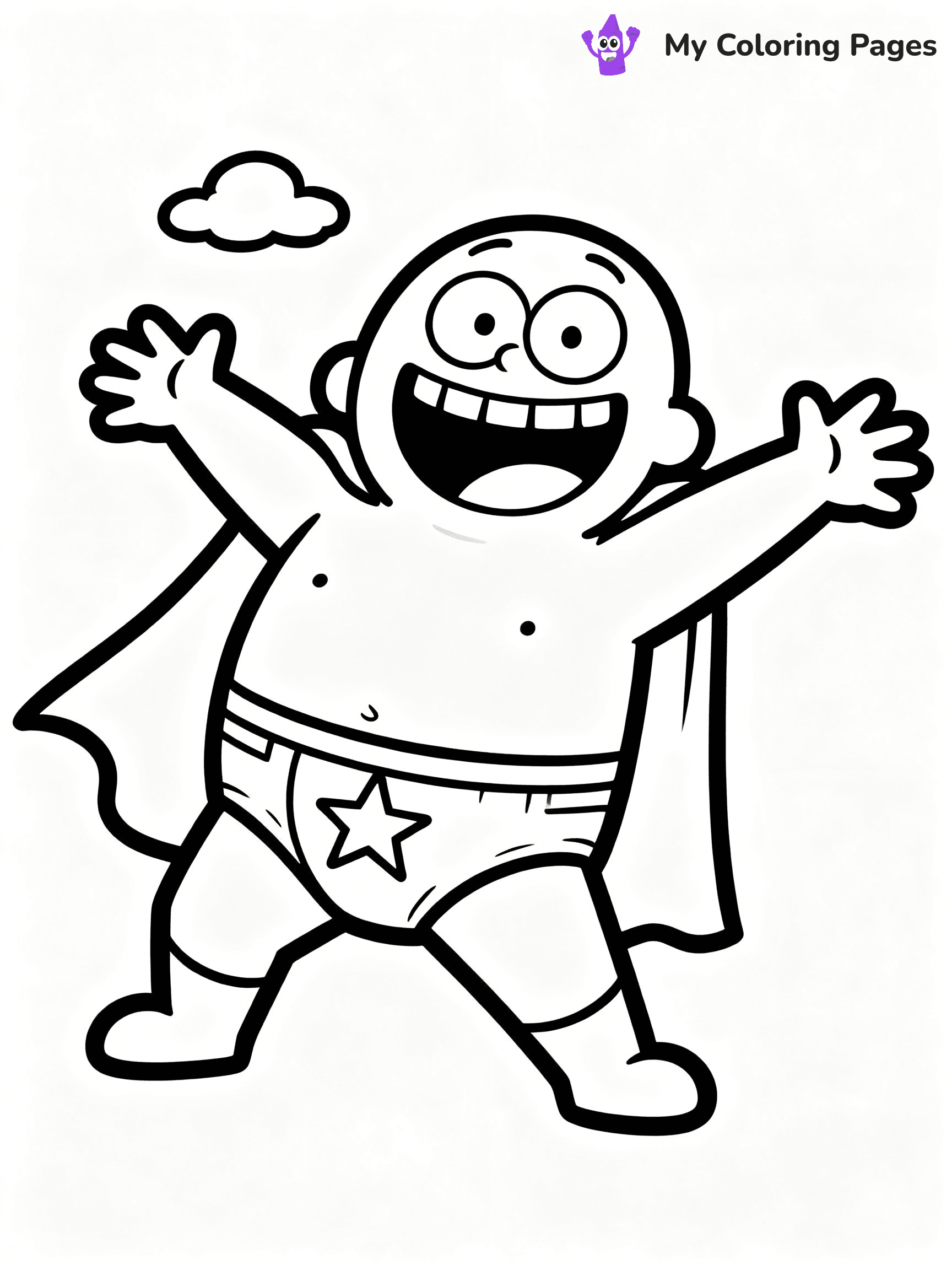 Captain Underpants Coloring Pages - 5