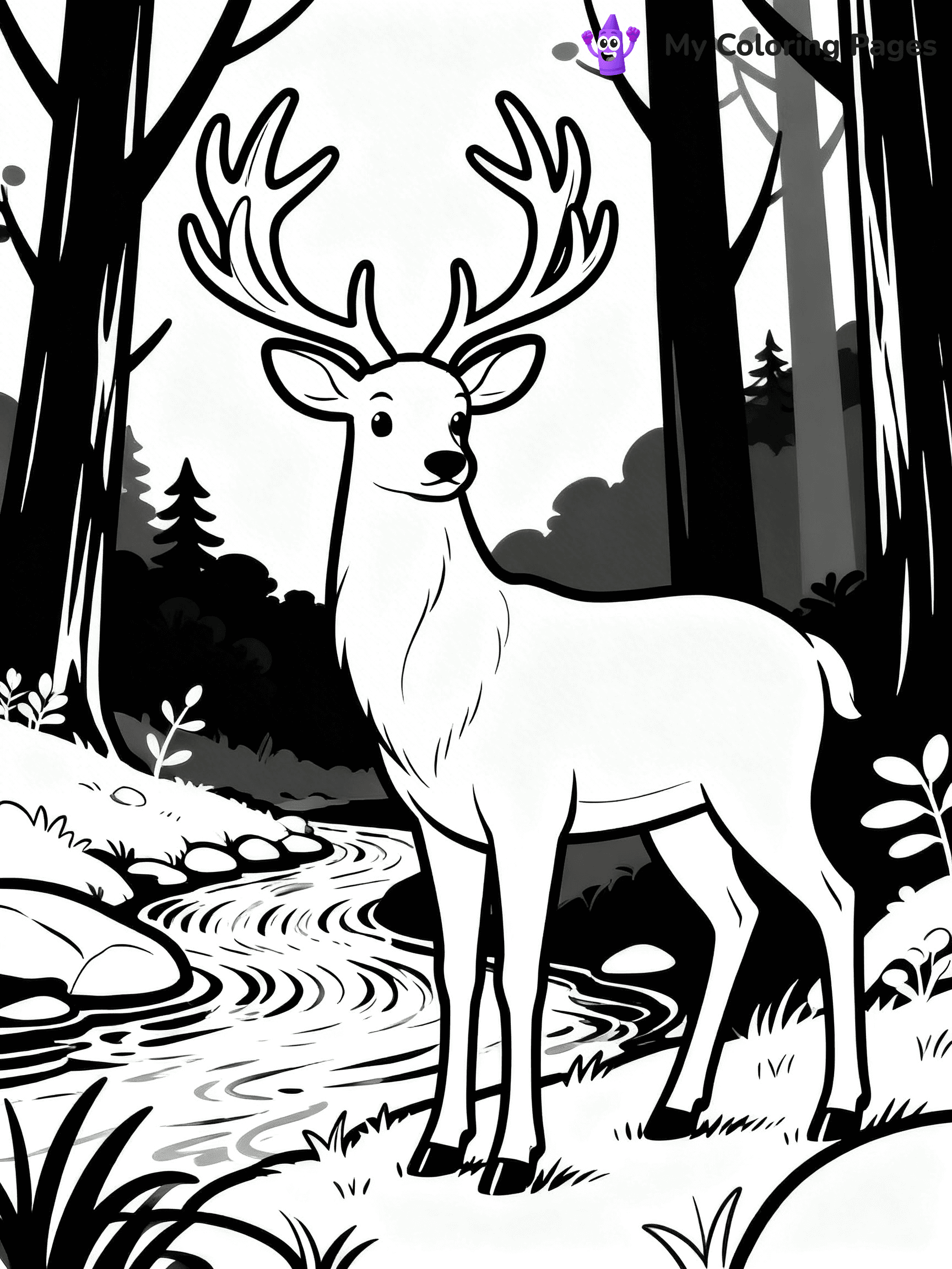 Forest Coloring Pages - 104