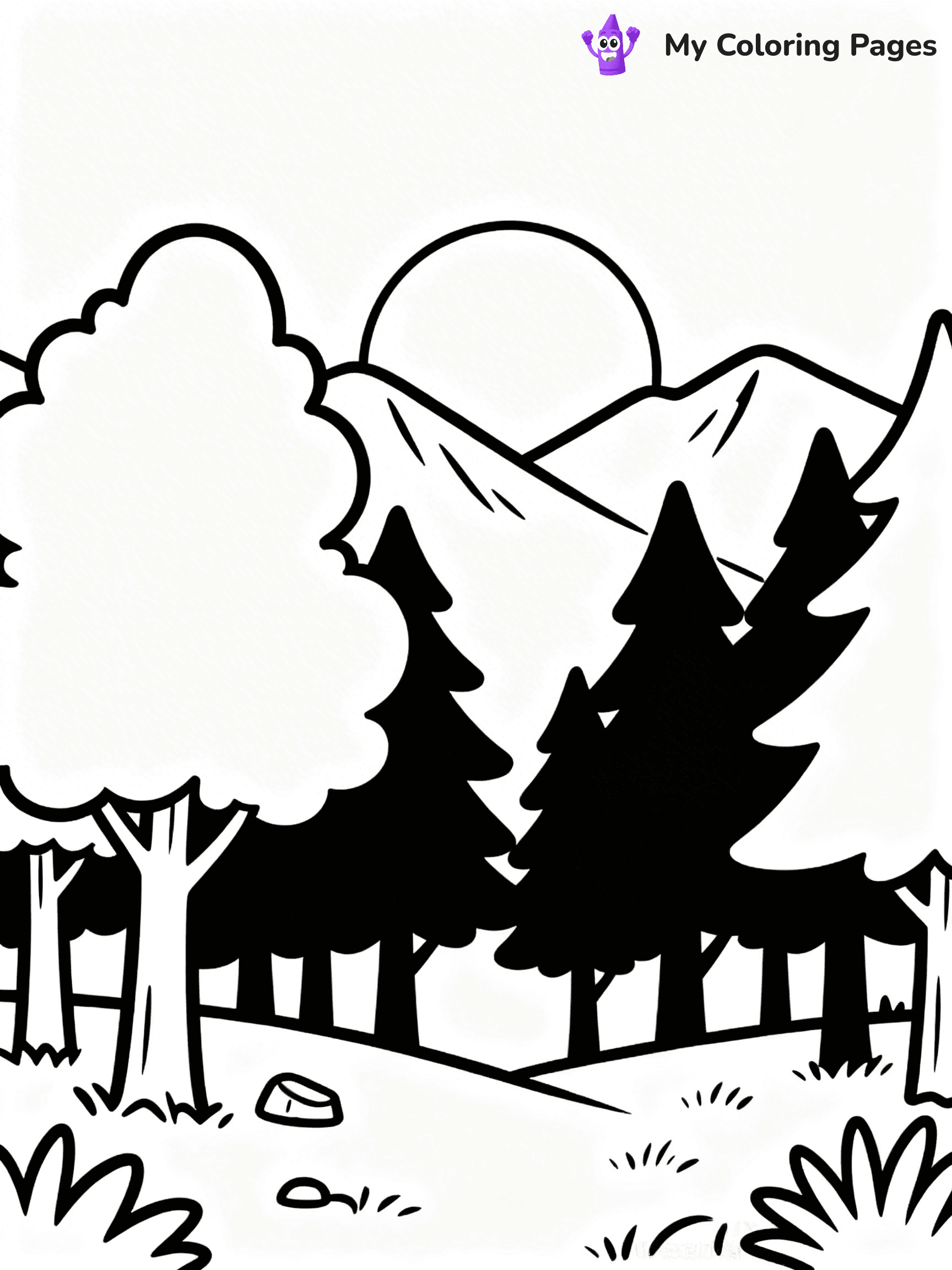 Forest Coloring Pages - 13